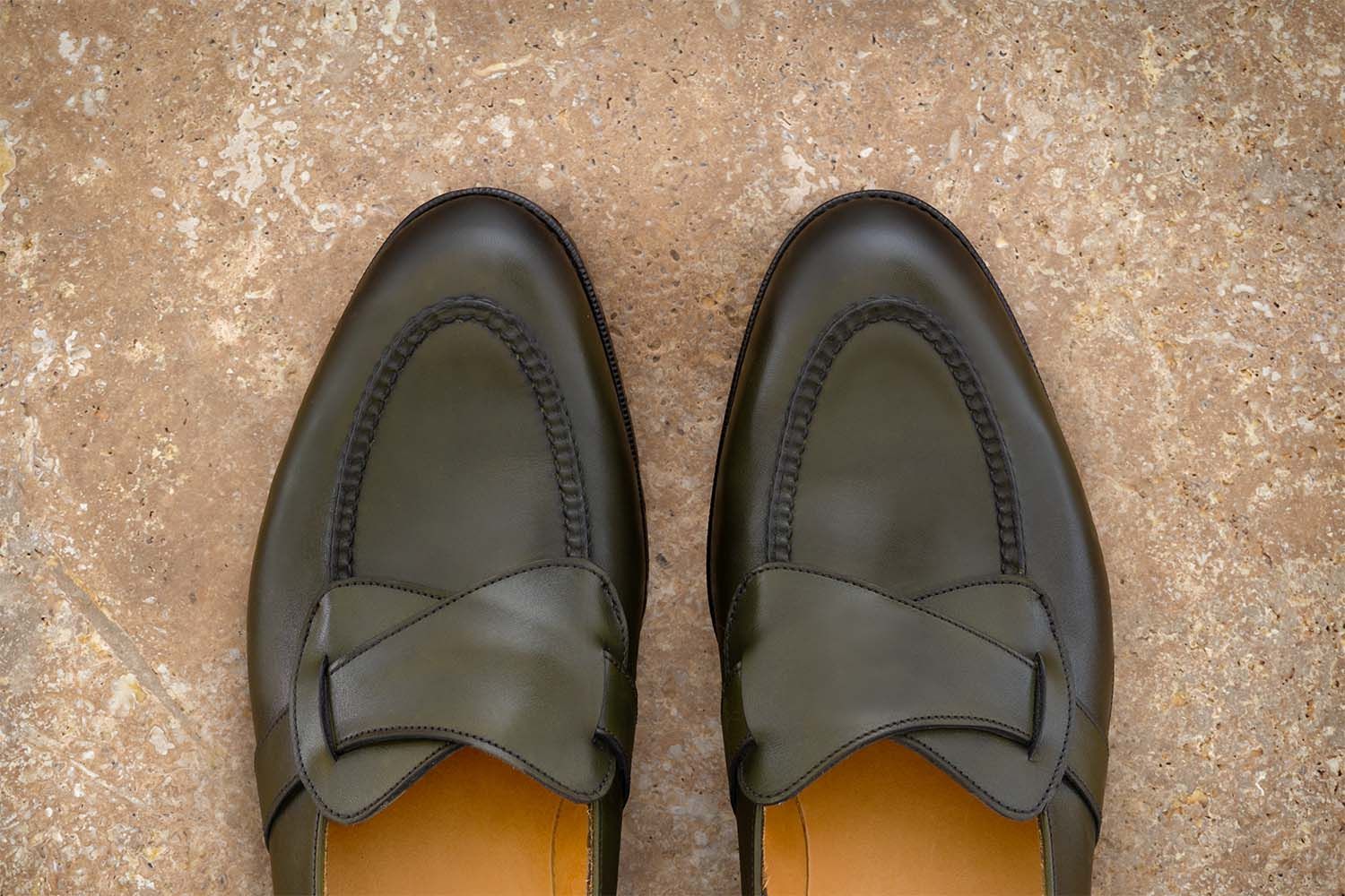 Edward Green Lulworth - Mocassino - Olive Dark Antique  LULWORTH