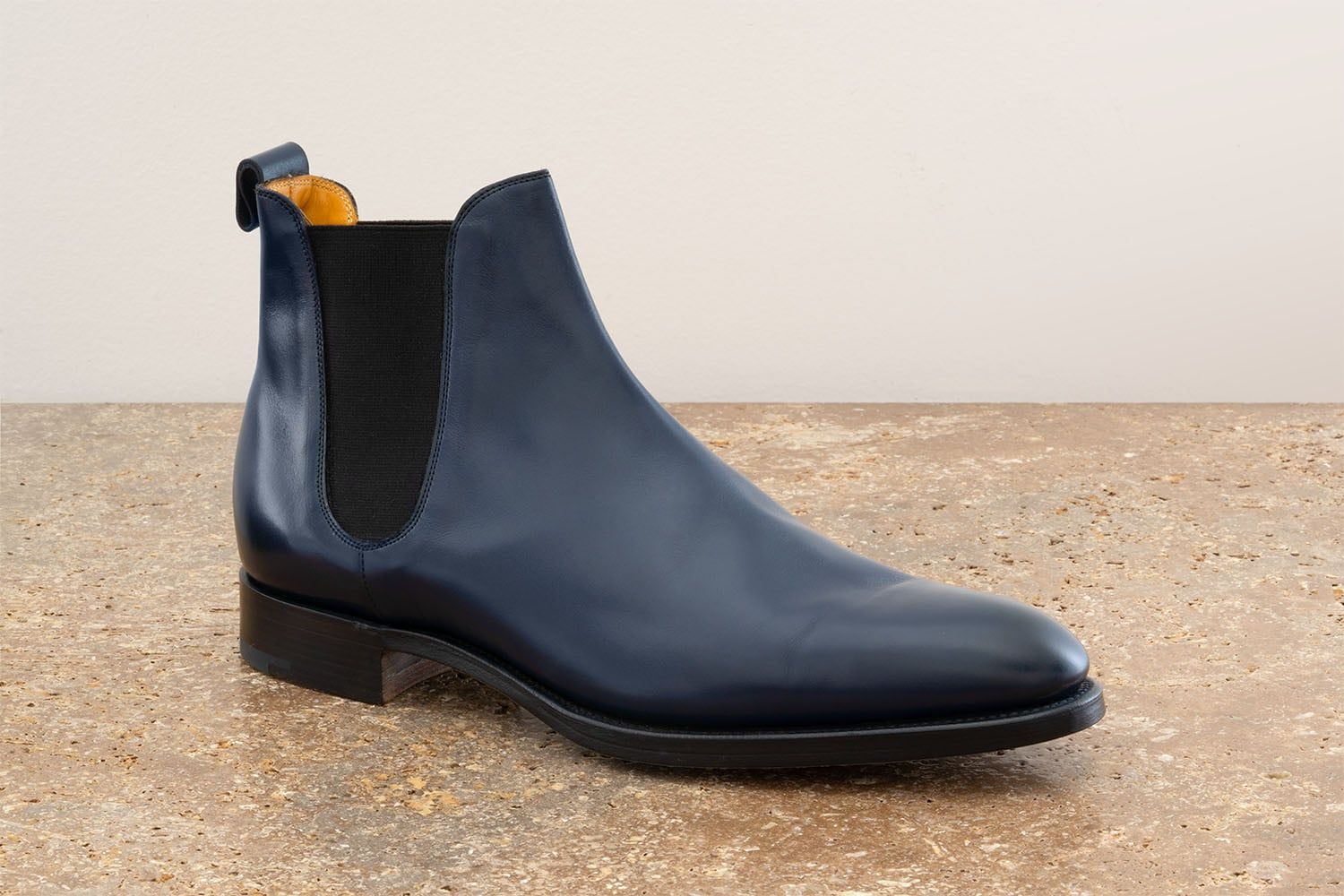 EDWARD GREEN Camden - Stivaletto Chelsea -  Navy Antique  CAMDEN