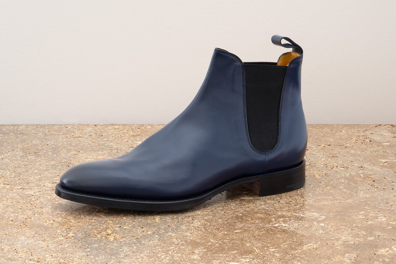 EDWARD GREEN Camden - Stivaletto Chelsea -  Navy Antique  CAMDEN