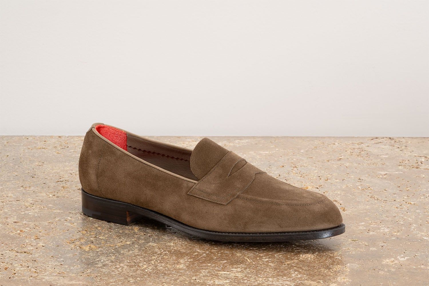 EDWARD GREEN Piccadilly Unlined - Mocassino Classico - Peat - Edizione Astrua  A-PICCADILLY UNLINED