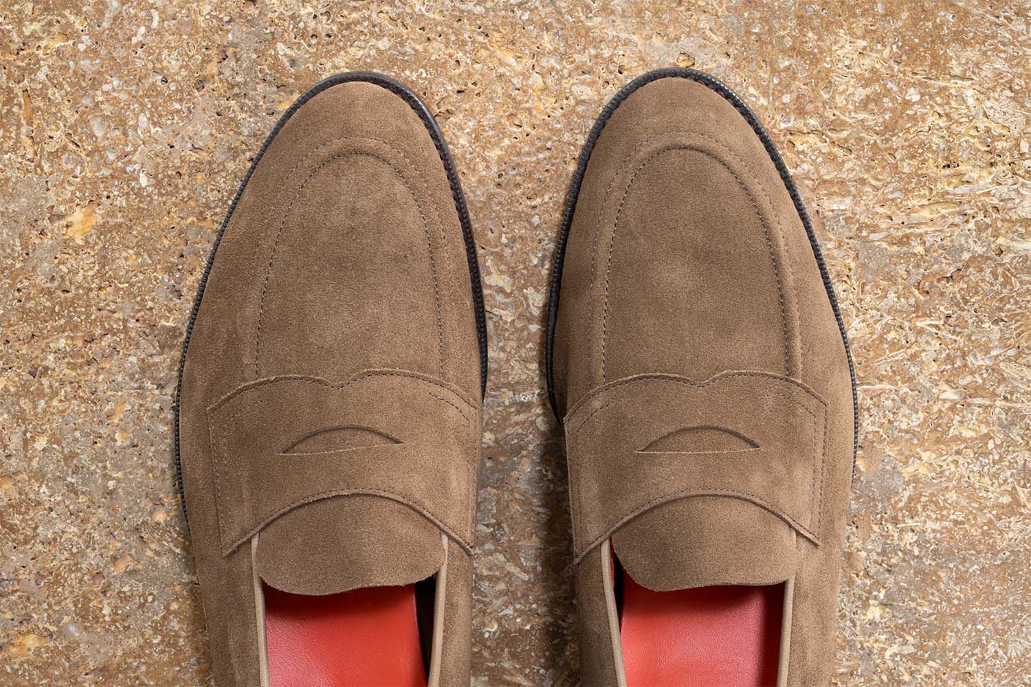 EDWARD GREEN Piccadilly Unlined - Mocassino Classico - Peat - Edizione Astrua  A-PICCADILLY UNLINED