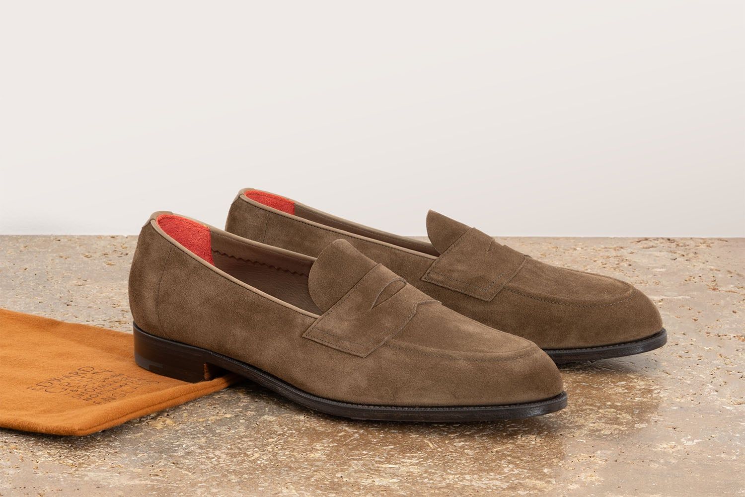 EDWARD GREEN Piccadilly Unlined - Mocassino Classico - Peat - Edizione Astrua  A-PICCADILLY UNLINED
