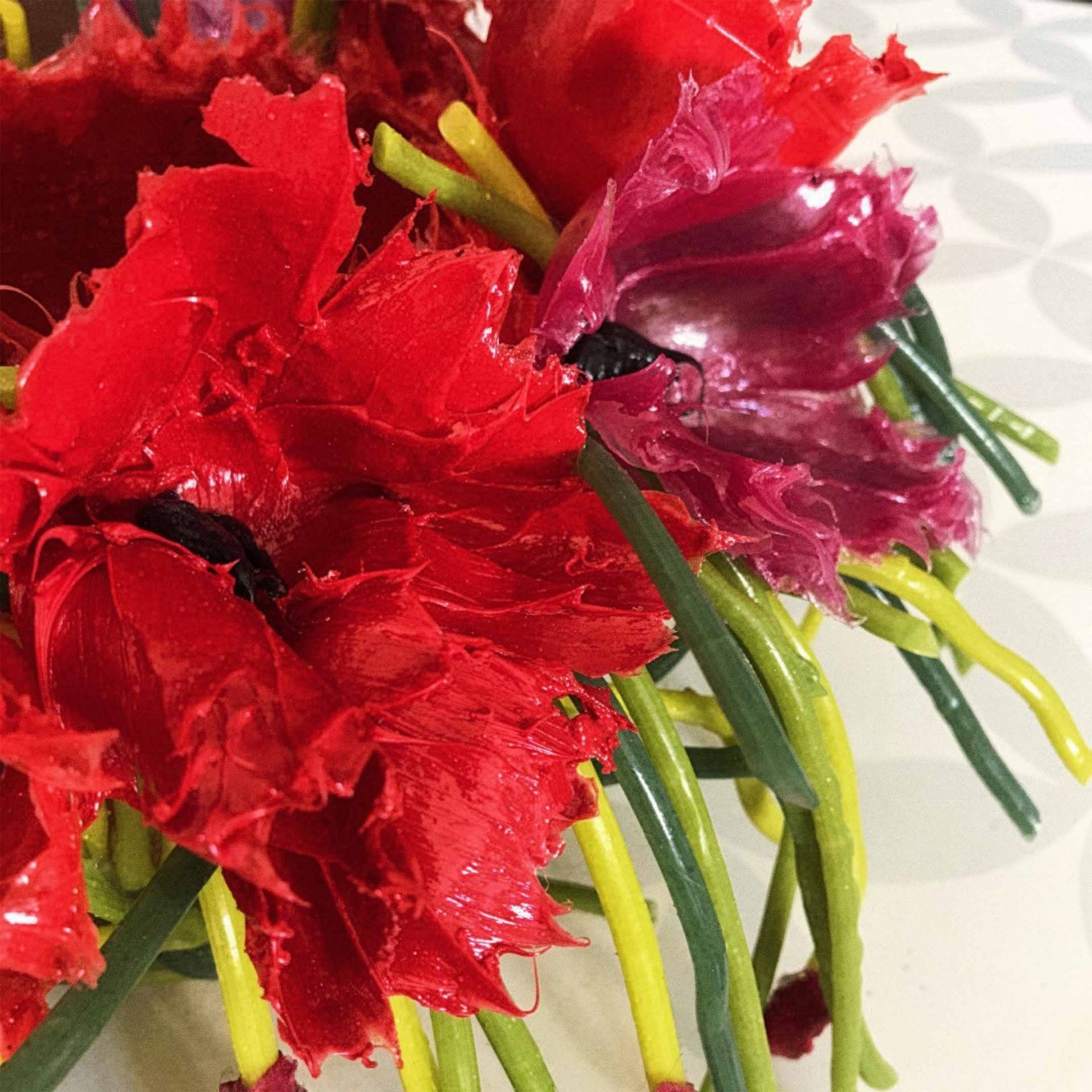 GIGLIOLA SCAGLIOTTI Vaso In Silicone The Red Poppy Papaveri Rossi 30 CM X H 18 CM VASEXS438