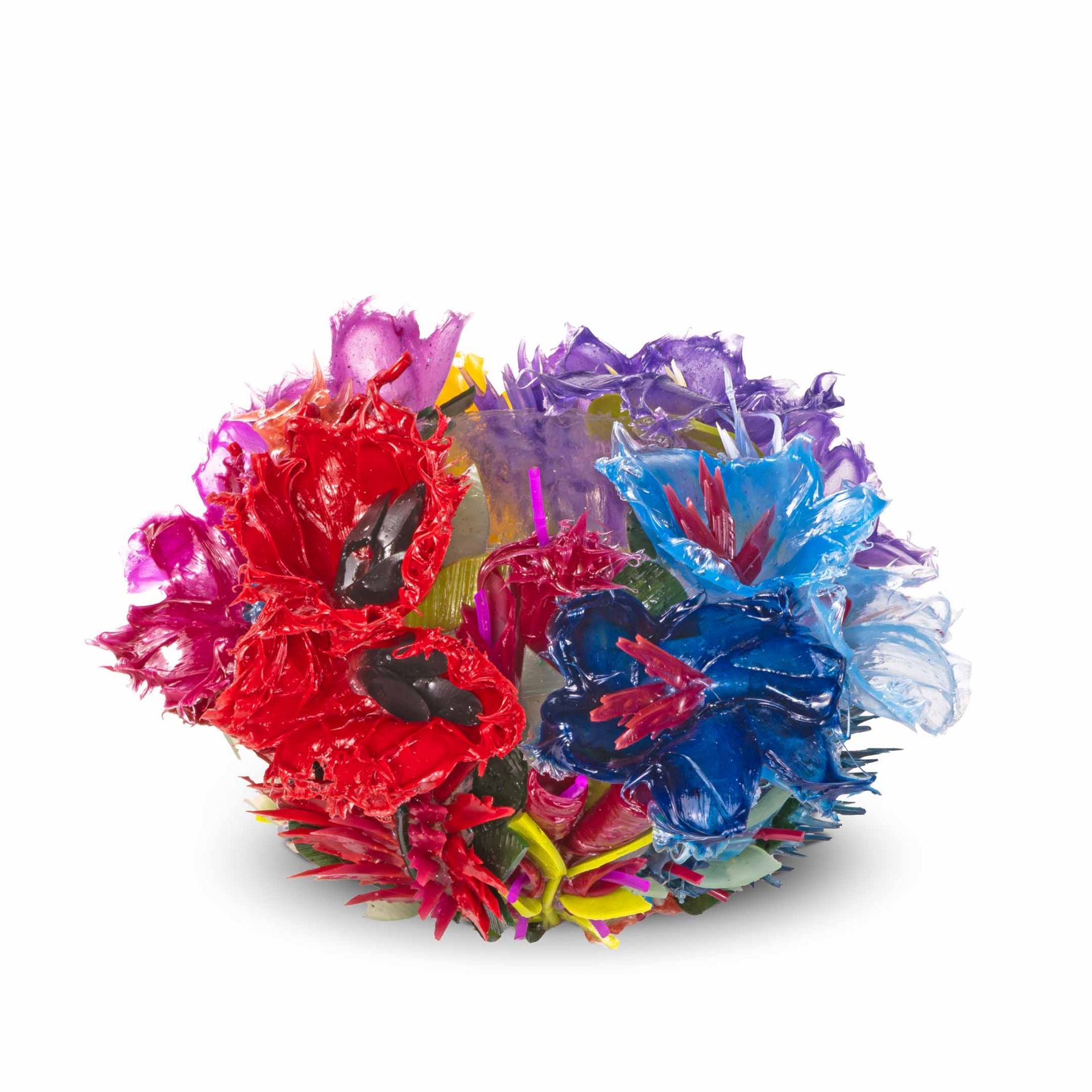 GIGLIOLA SCAGLIOTTI Vaso In Silicone Jellyfish Fiori Multicolor 26 CM X H 18 CM VASEXS200
