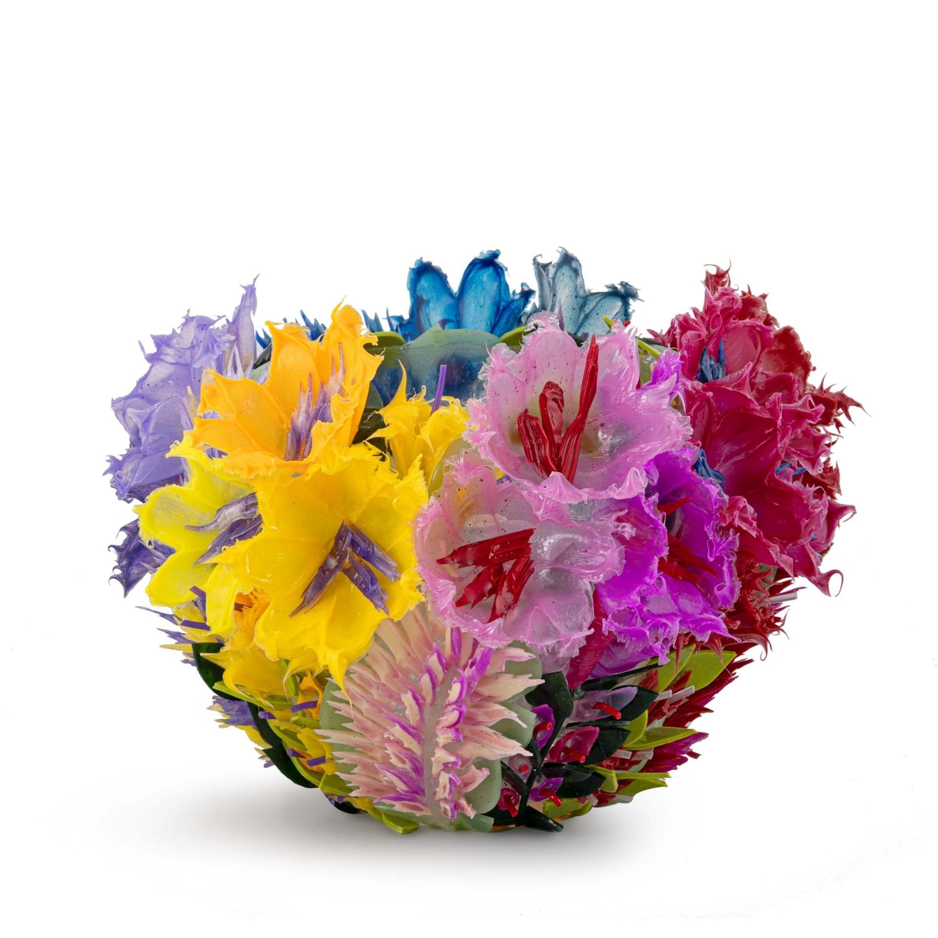 GIGLIOLA SCAGLIOTTI Vaso In Silicone Blooming Meadow Fiori Multicolor 34 CM X H 25 CM VASEM202