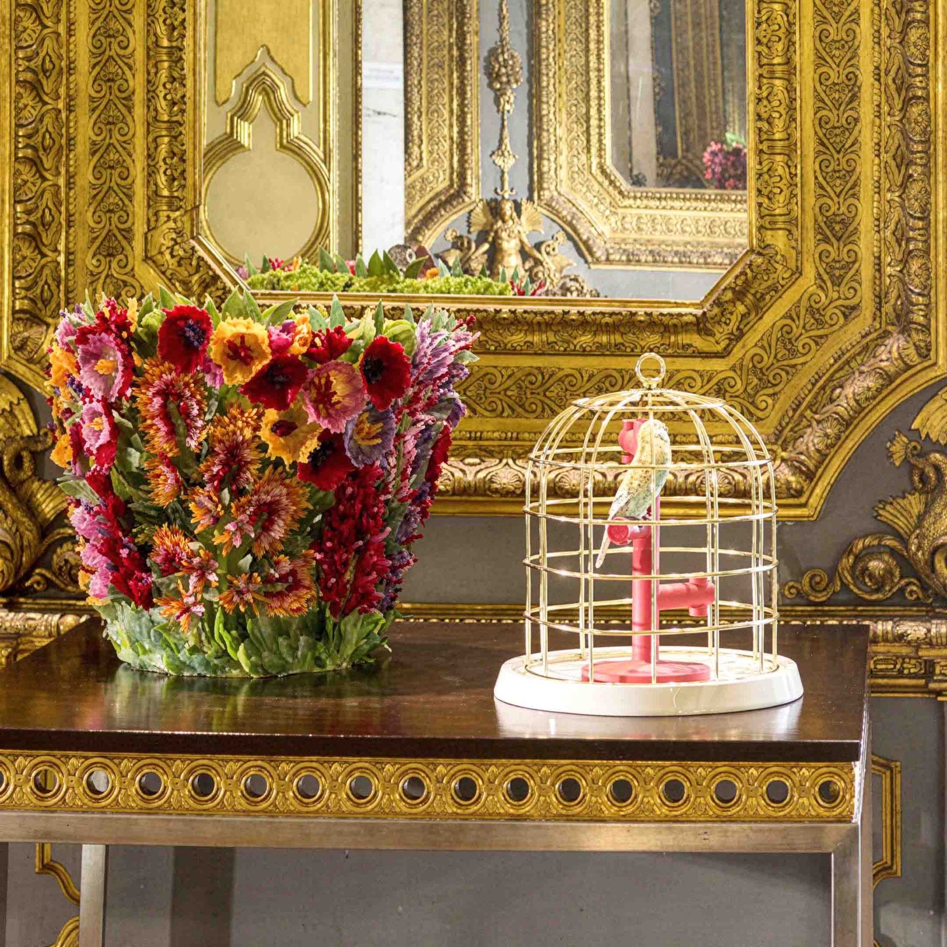 GIGLIOLA SCAGLIOTTI Vaso In Silicone Opera Omnia Fiori Multicolor 50 CM X H 45 CM VASEXL204
