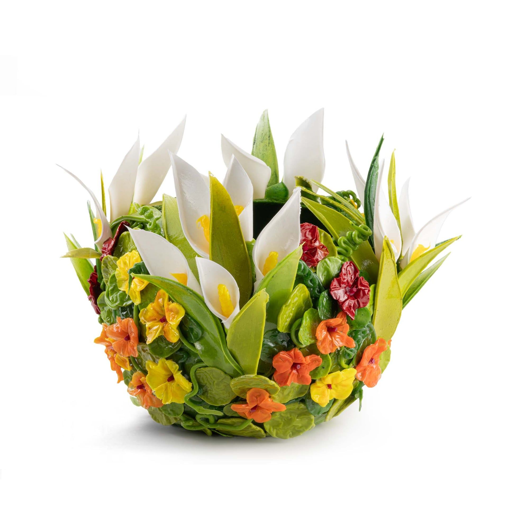 GIGLIOLA SCAGLIOTTI Vaso In Silicone Floral Duet 38 CM - H 30 CM VASEM749