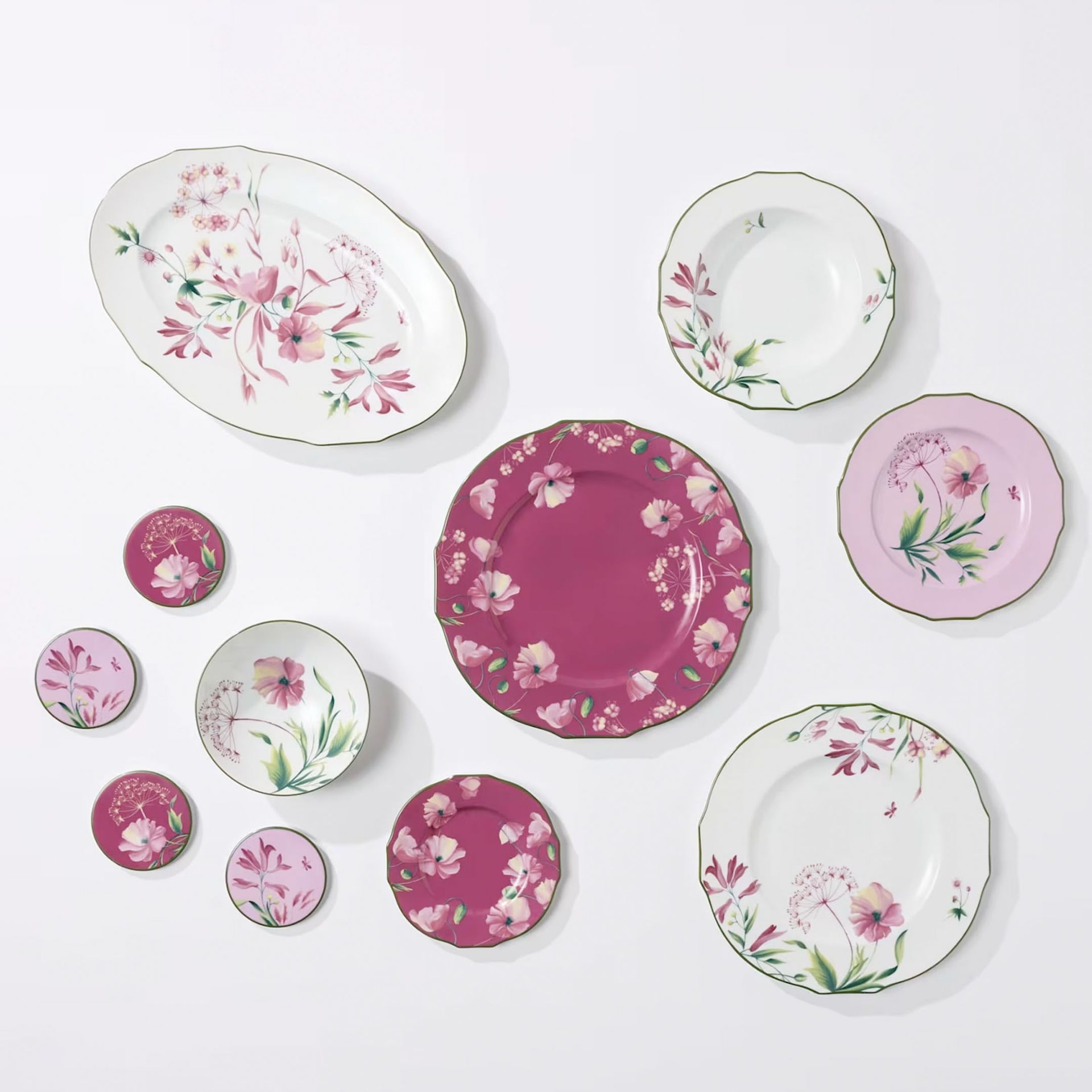 GINORI 1735 Segnaposto Florenza Malva Ø 31 CM 165RG00 FPT110010310G00136201