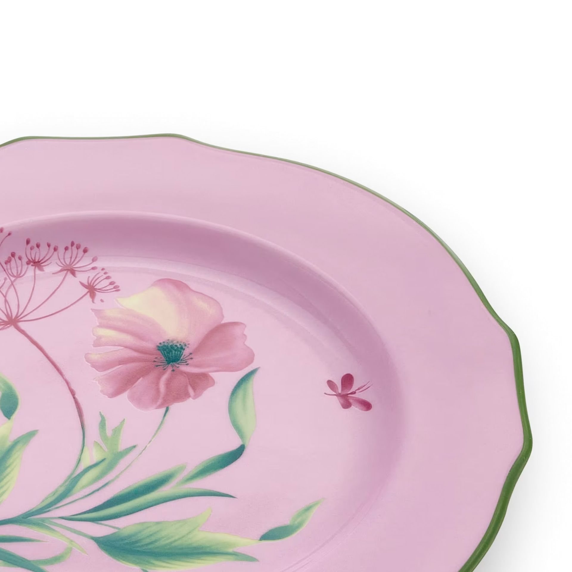GINORI 1735 Piatto da Dessert Florenza Malva Ø 22 CM 165RG00 FPT110010220G00136202