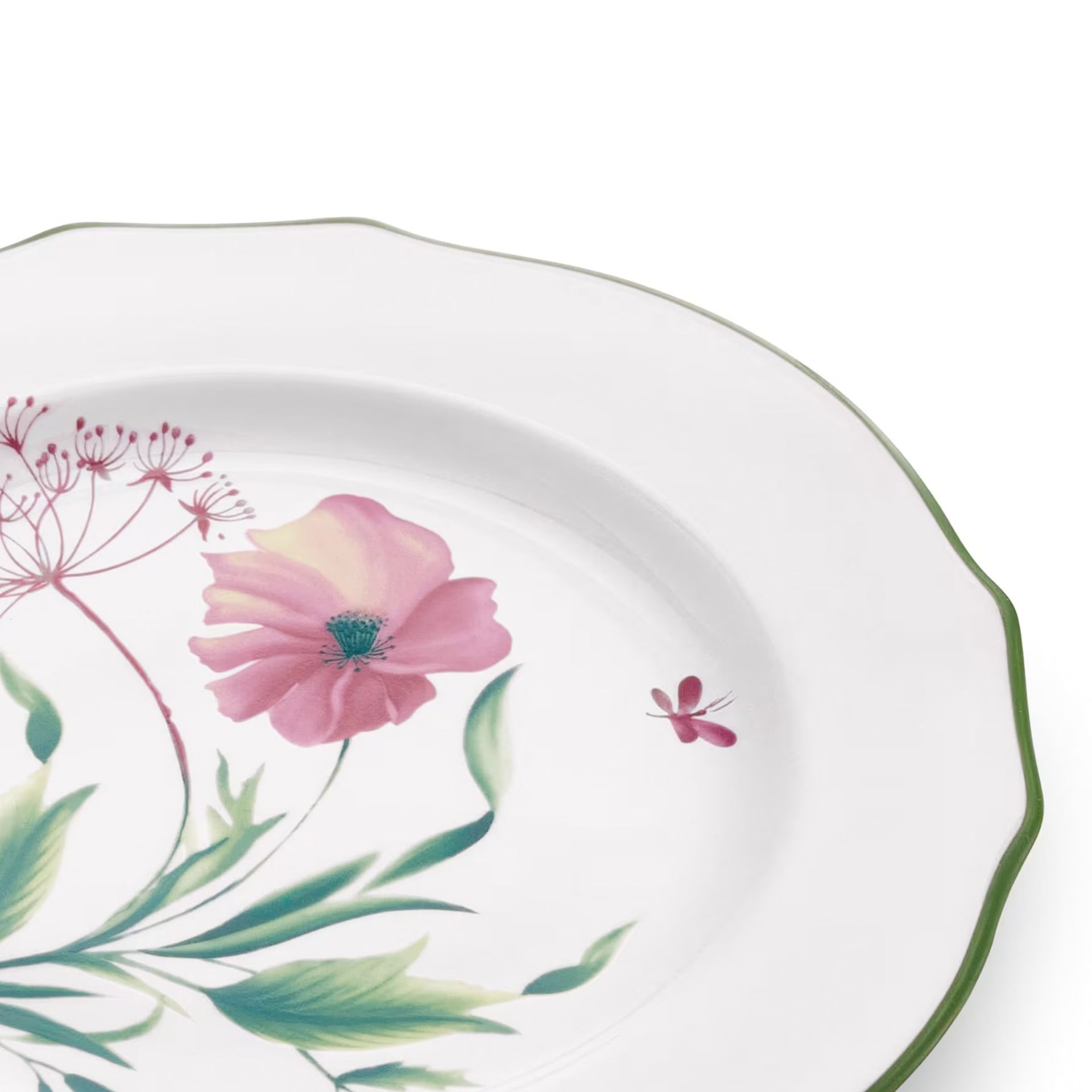 GINORI 1735 Piatto da Dessert Florenza Malva Ø 22 CM 165RG00 FPT110010220G00136203