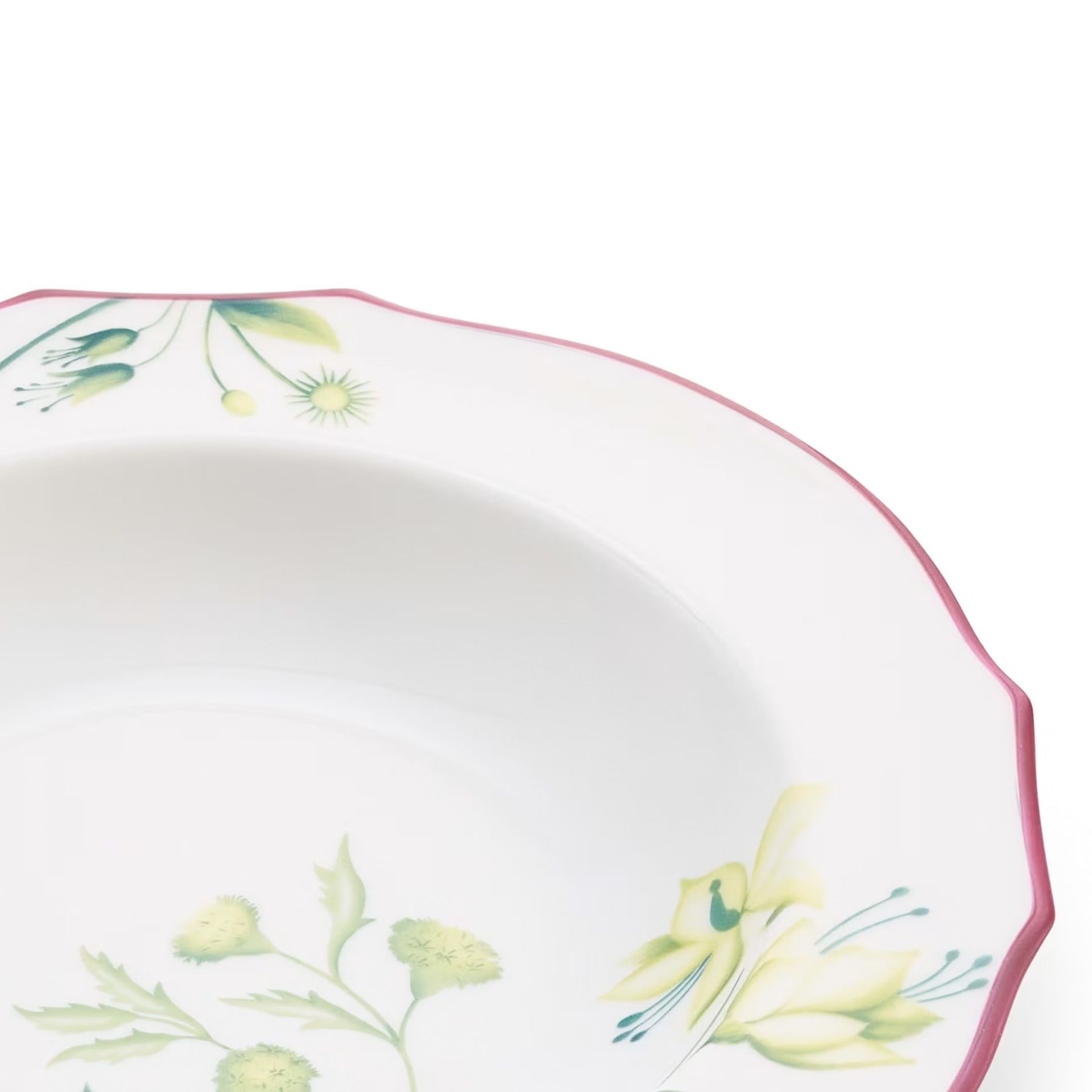 GINORI 1735 Piatto Fondo Florenza Acanto Ø 23 CM 165RG00 FPT210010230G00136003