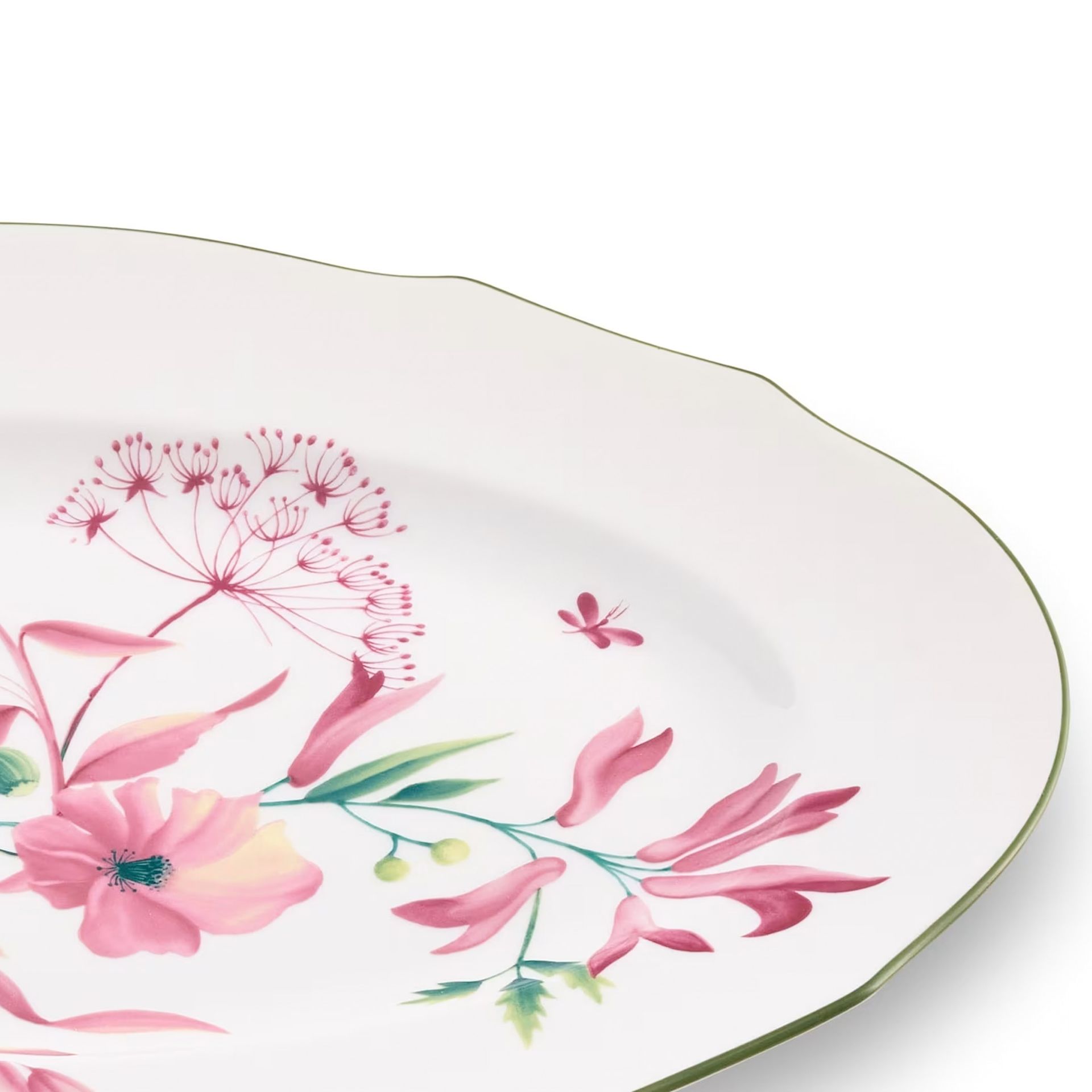 GINORI 1735 Piatto da Portata Ovale Grande Florenza Malva 37 CM - H 25 CM 165RG00 FVS130010370G00136203