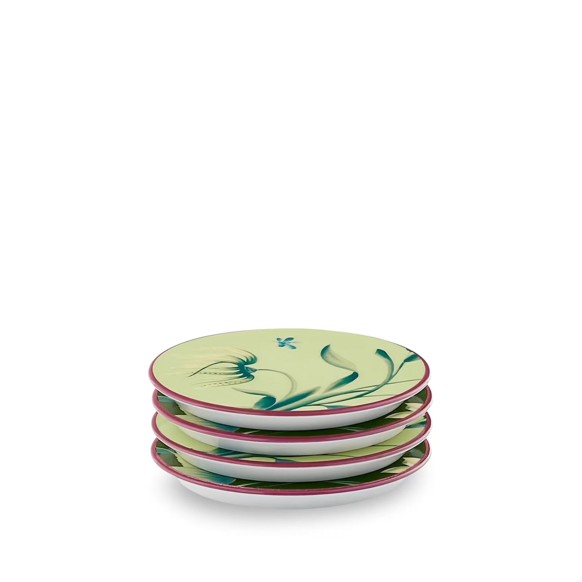 GINORI 1735 4 Sottobicchieri Florenza Acanto Ø 9.5 CM 017RG00 FX6877LX0100G00136000