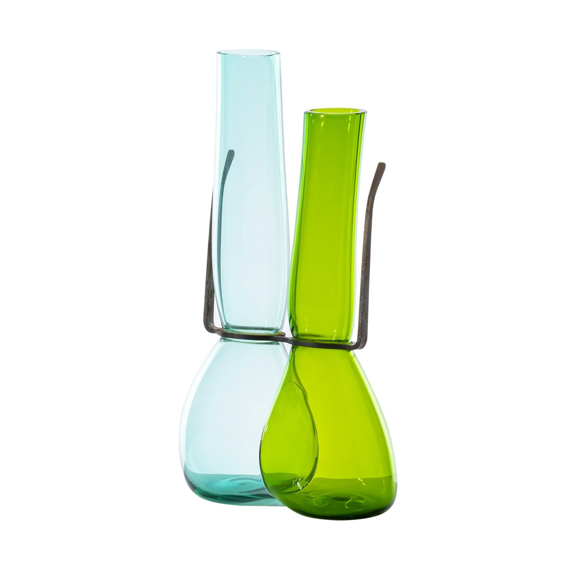 VENINI Vaso Where Are My Glasses Verde Erba/Verde Menta  Ø 20 cm 777.52