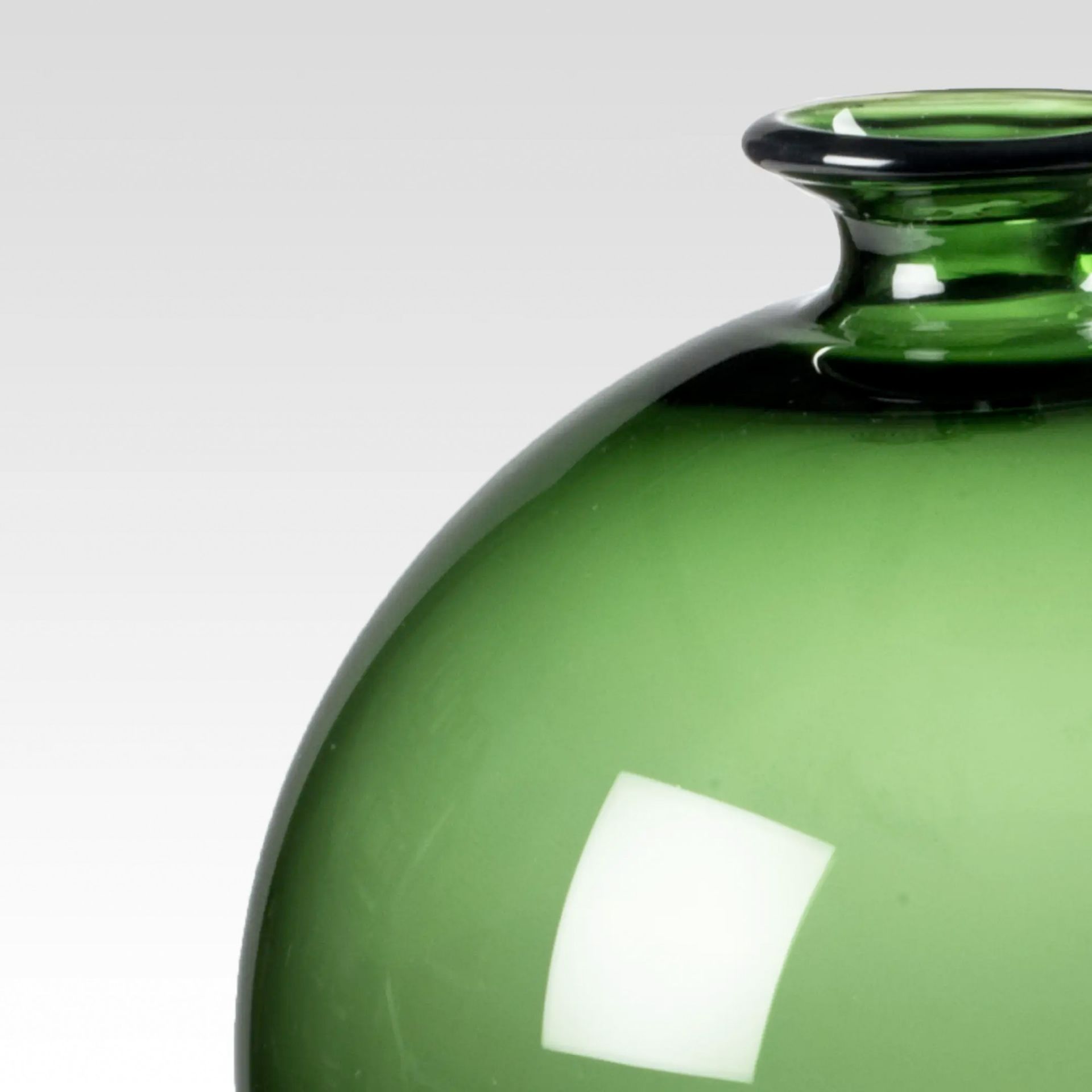VENINI Vaso Veronese Verde Mela/Cristallo 20 CM – H 32 CM 600.01