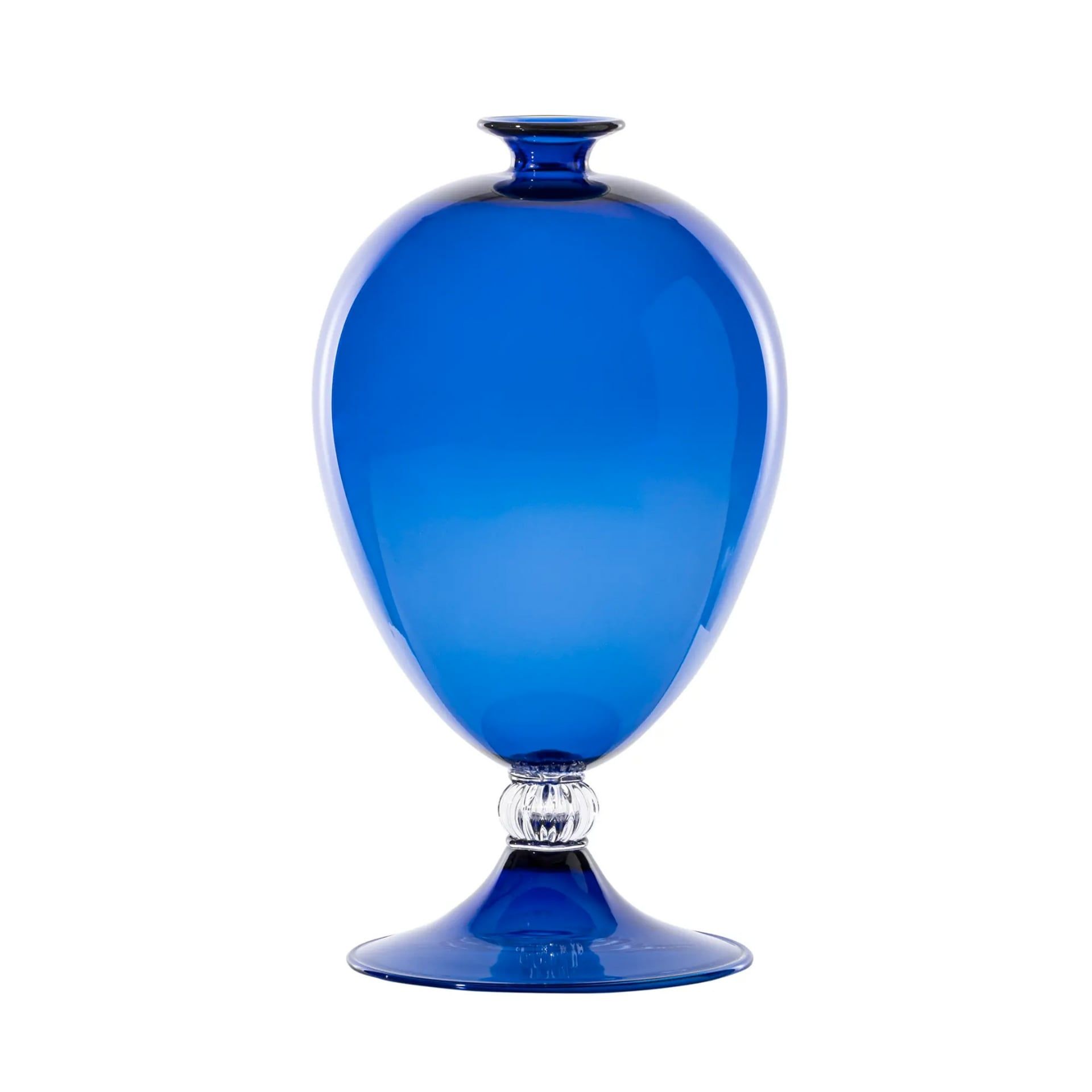 VENINI Vaso Veronese Zaffiro/Cristallo  20 CM – H 32 CM 600.01