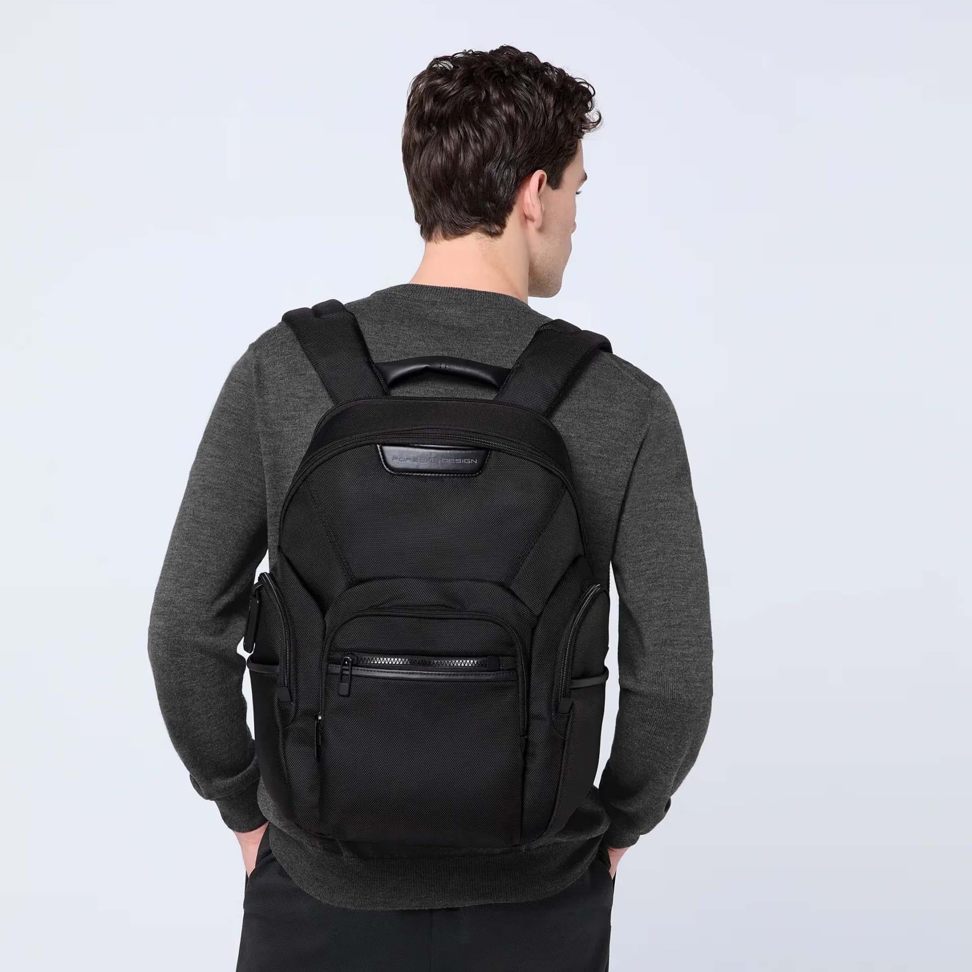 PORSCHE DESIGN Zaino Roadster Nylon Evo M Expandable Nero  ONW11632.001