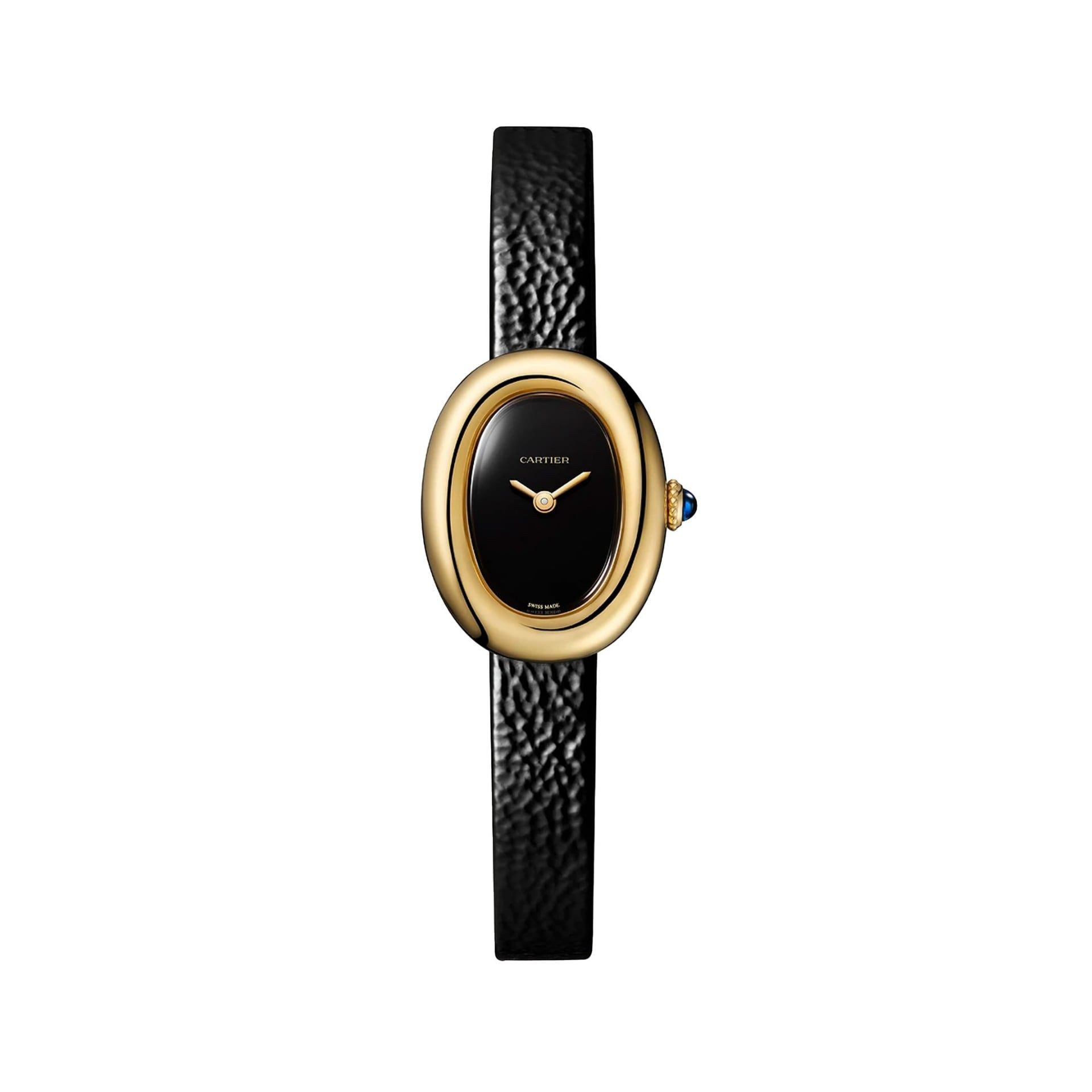 CARTIER Baignoire Modello Mini, Oro Giallo, Pelle 24.6 X 18.7 MM WGBA0076
