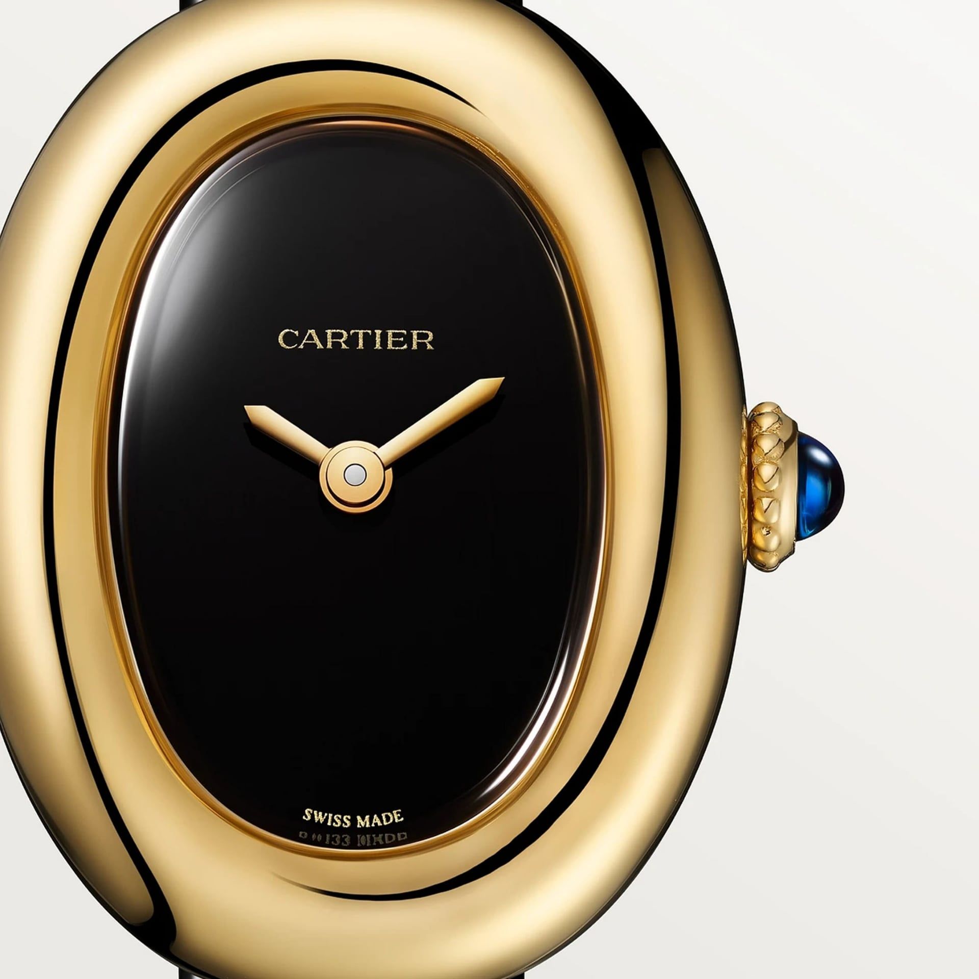 CARTIER Baignoire Modello Mini, Oro Giallo, Pelle 24.6 X 18.7 MM WGBA0076