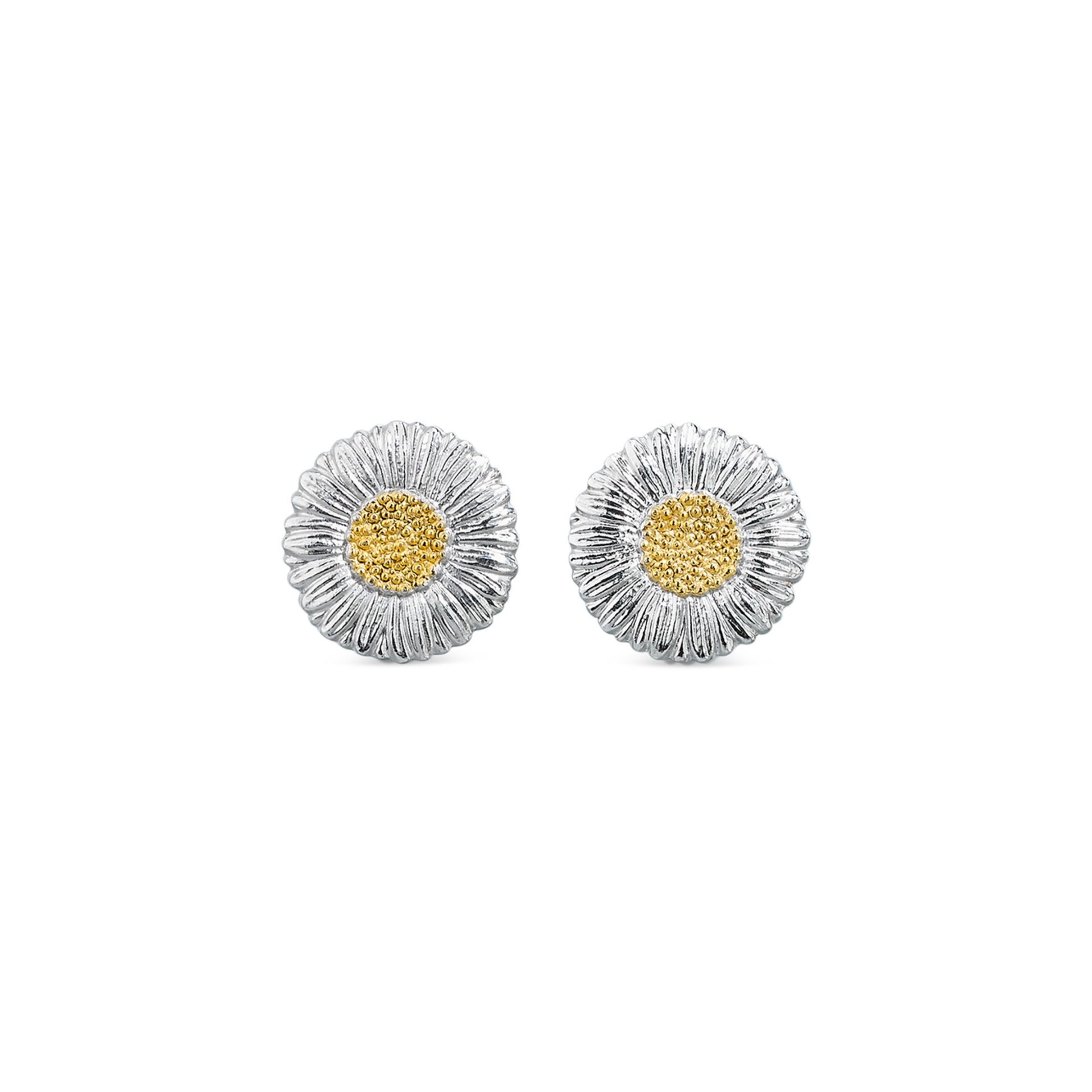 BUCCELLATI Orecchini a Bottone Blossoms Vermeil Margherita in Argento  JAGEAR023560