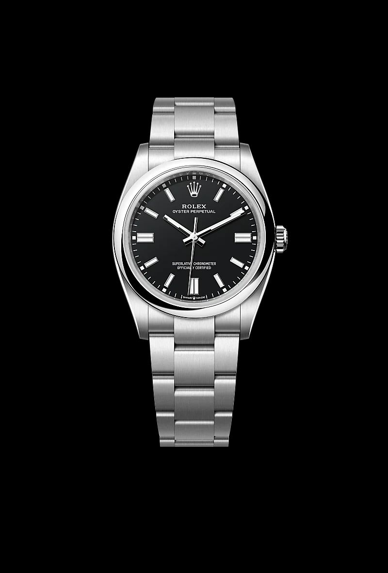 Rolex Oyster Perpetual 36 in Acciaio Oystersteelcon “Pavé madreperla farfalle”, lunetta Bombata, bracciale Acciaio Oystersteel