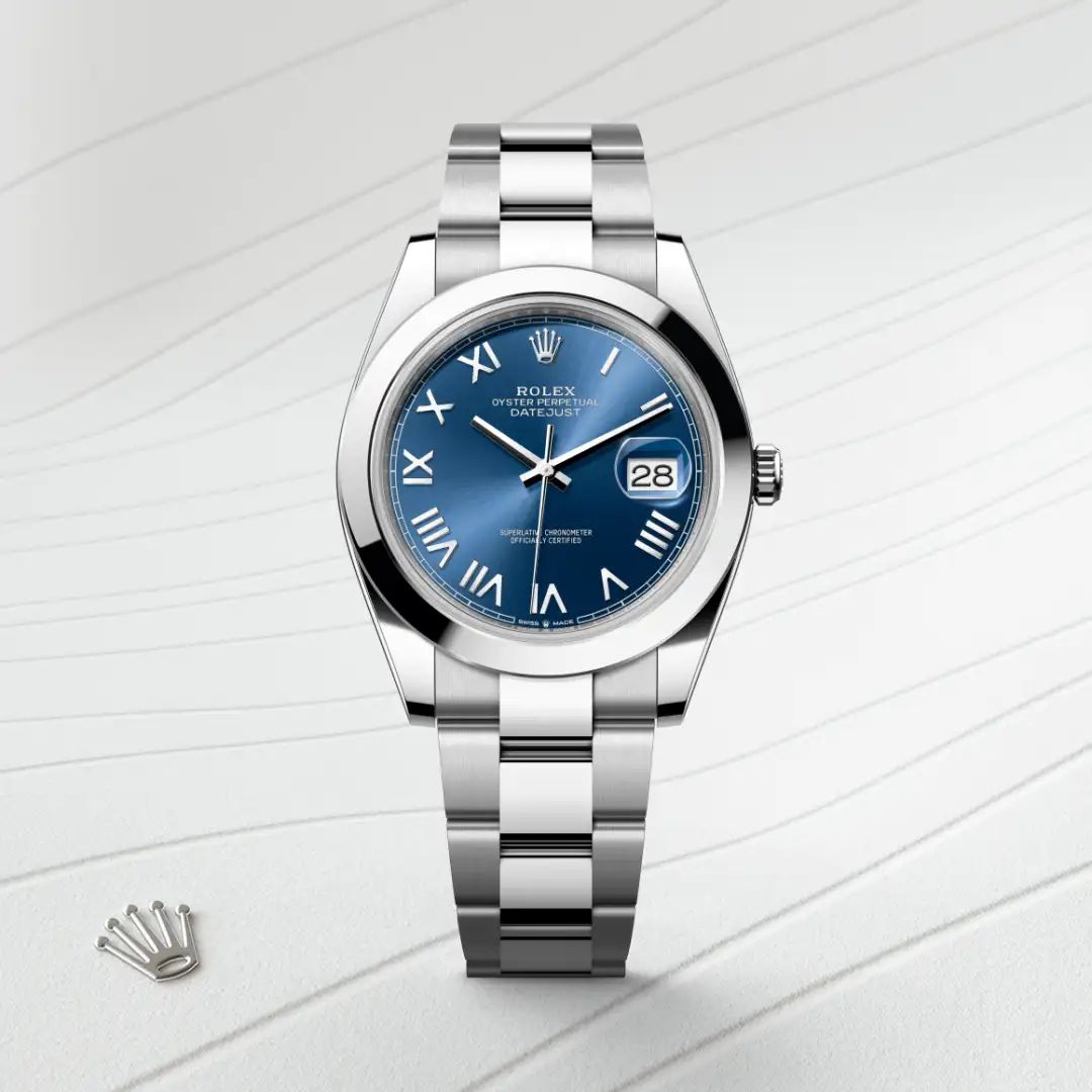 Rolex Datejust 41 in Acciaio Oystersteelcon “Pavé madreperla farfalle”, lunetta Bombata, bracciale Acciaio Oystersteel