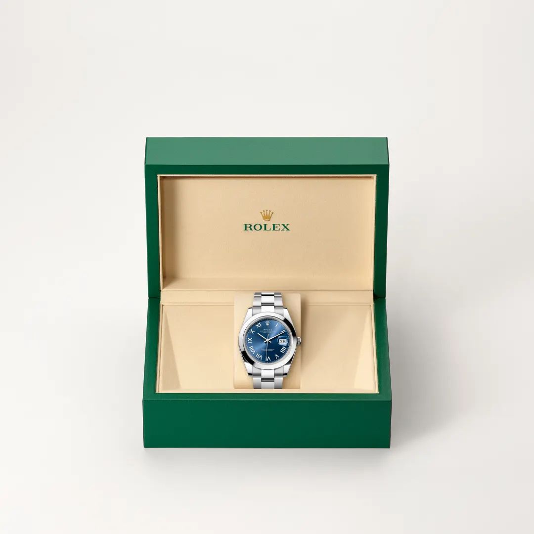 Rolex Datejust 41 in Acciaio Oystersteelcon “Pavé madreperla farfalle”, lunetta Bombata, bracciale Acciaio Oystersteel