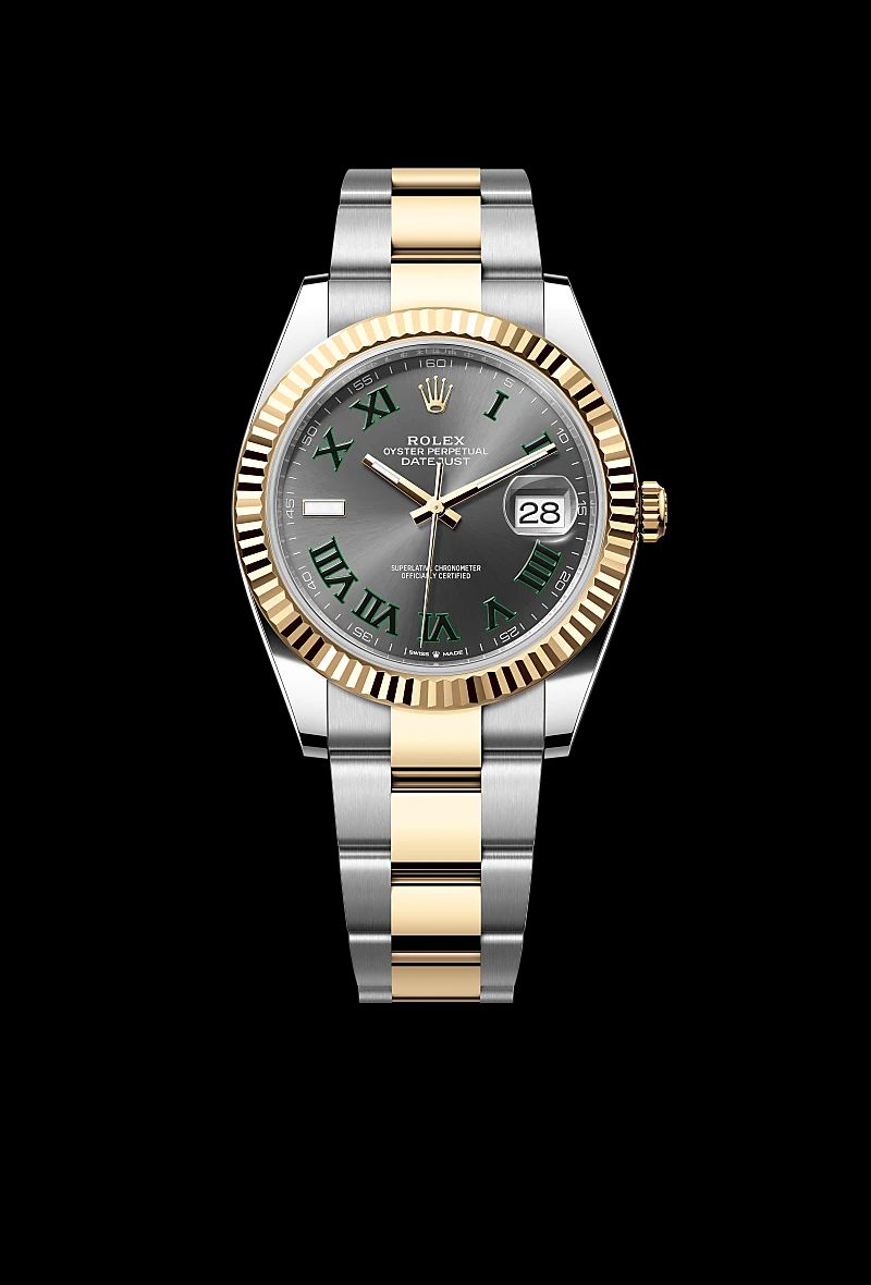 Rolex Datejust 41 in Oystersteelcon “Butterfly mother-of-pearl pavé”, lunetta Domed, bracciale Oystersteel