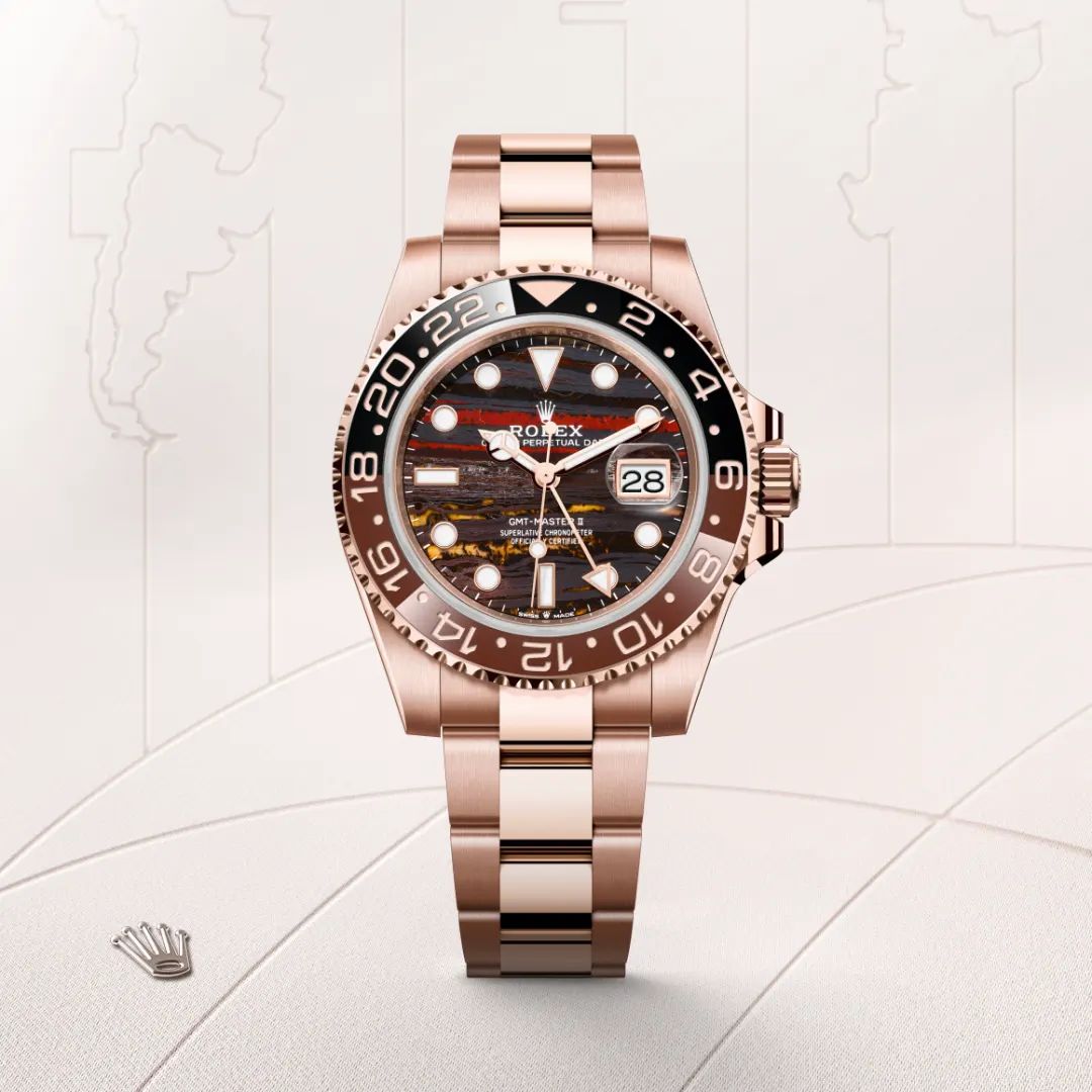 Rolex GMT-Master II in Acciaio Oystersteelcon “Pavé madreperla farfalle”, lunetta Bombata, bracciale Acciaio Oystersteel