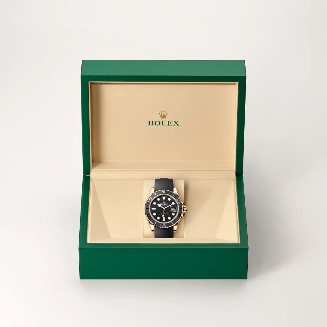 Rolex Yacht-Master 42 in Acciaio Oystersteelcon “Pavé madreperla farfalle”, lunetta Bombata, bracciale Acciaio Oystersteel