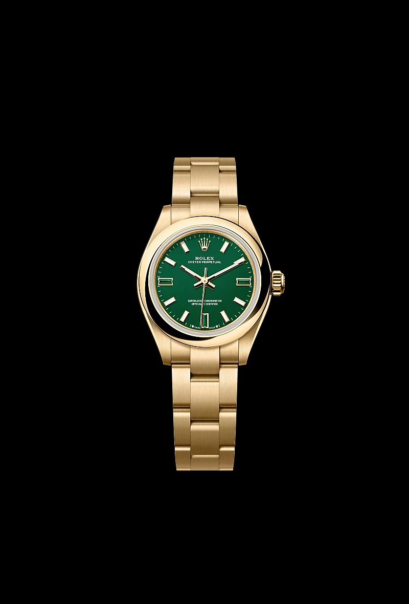 Rolex Oyster Perpetual 28 in Oystersteelcon “Butterfly mother-of-pearl pavé”, lunetta Domed, bracciale Oystersteel
