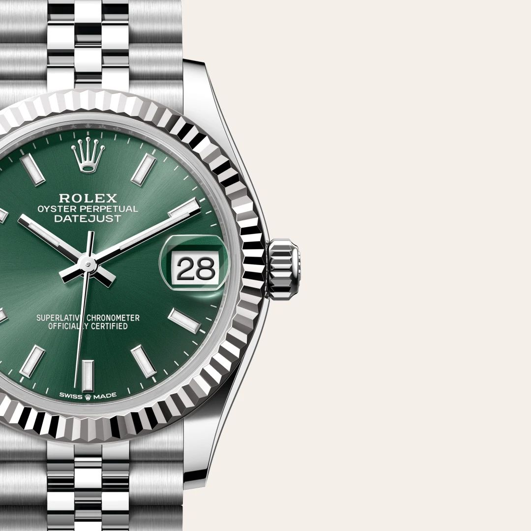 Rolex Datejust 31 in Acciaio Oystersteelcon “Pavé madreperla farfalle”, lunetta Bombata, bracciale Acciaio Oystersteel