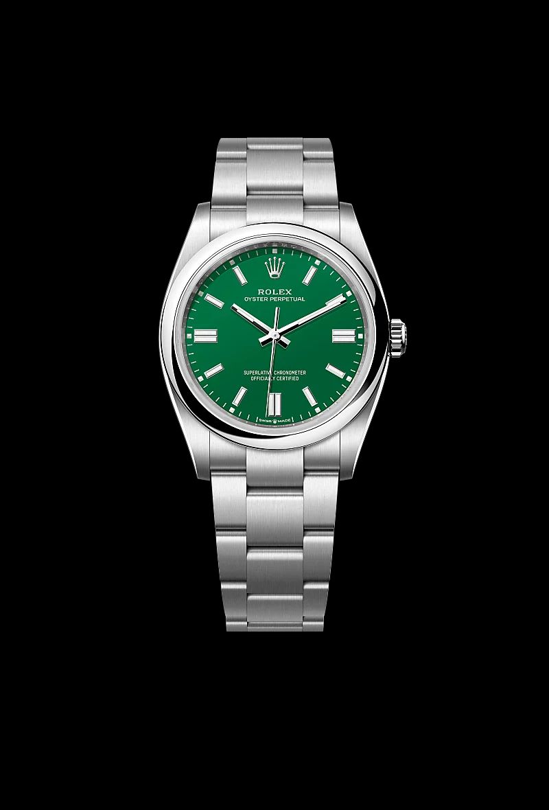 Rolex Oyster Perpetual 36 in Oystersteelcon “Butterfly mother-of-pearl pavé”, lunetta Domed, bracciale Oystersteel