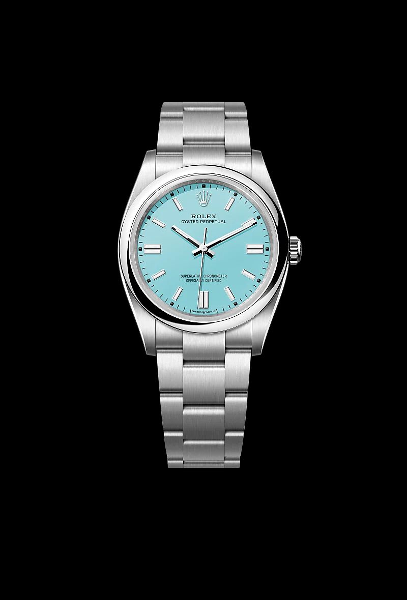 Rolex Oyster Perpetual 36 in Acciaio Oystersteelcon “Pavé madreperla farfalle”, lunetta Bombata, bracciale Acciaio Oystersteel