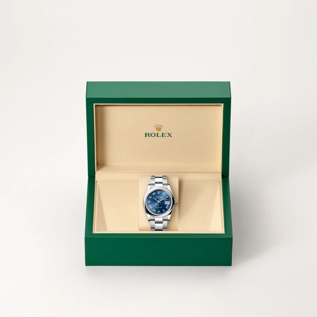 Rolex Datejust 36 in Acciaio Oystersteelcon “Pavé madreperla farfalle”, lunetta Bombata, bracciale Acciaio Oystersteel