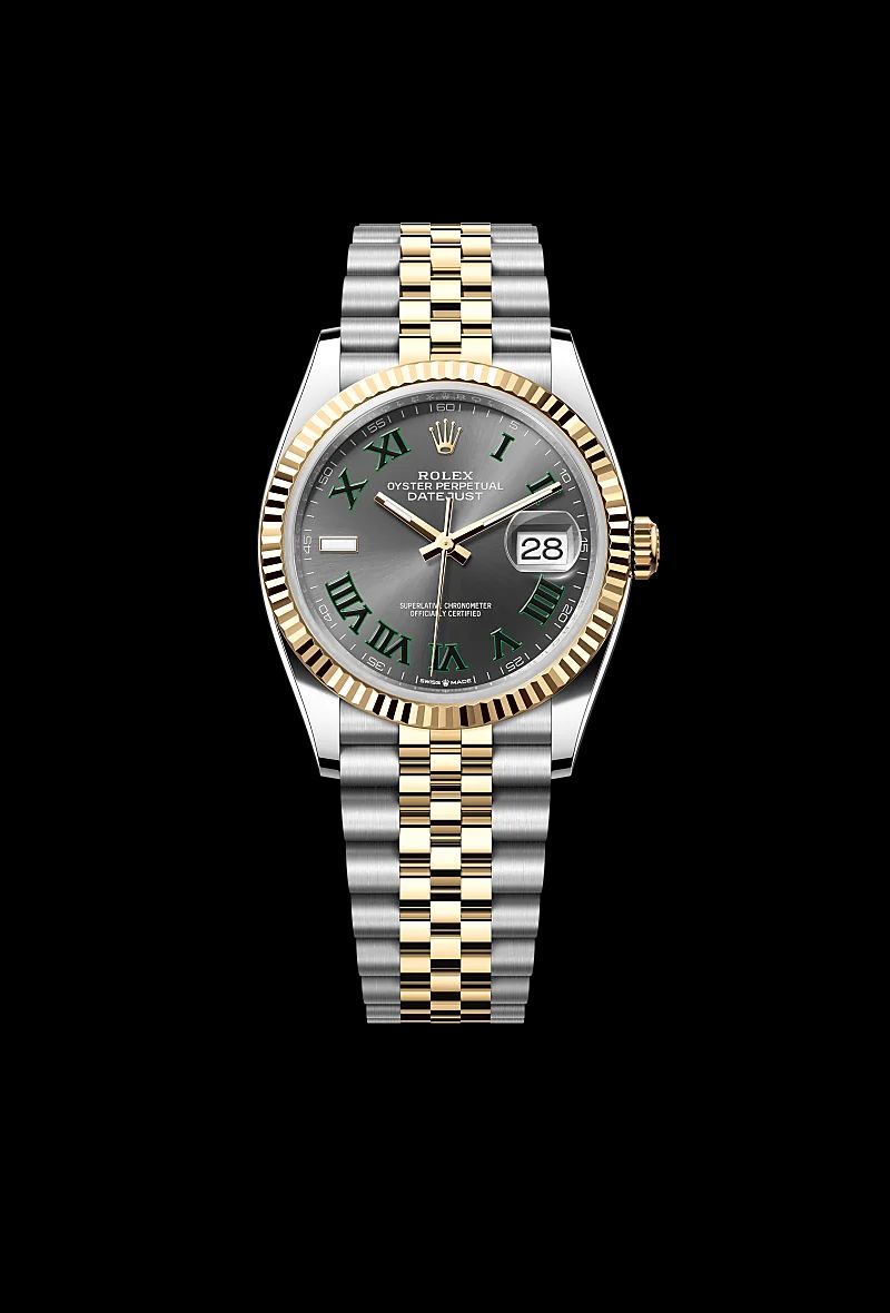 Rolex Datejust 36 in Oystersteelcon “Butterfly mother-of-pearl pavé”, lunetta Domed, bracciale Oystersteel