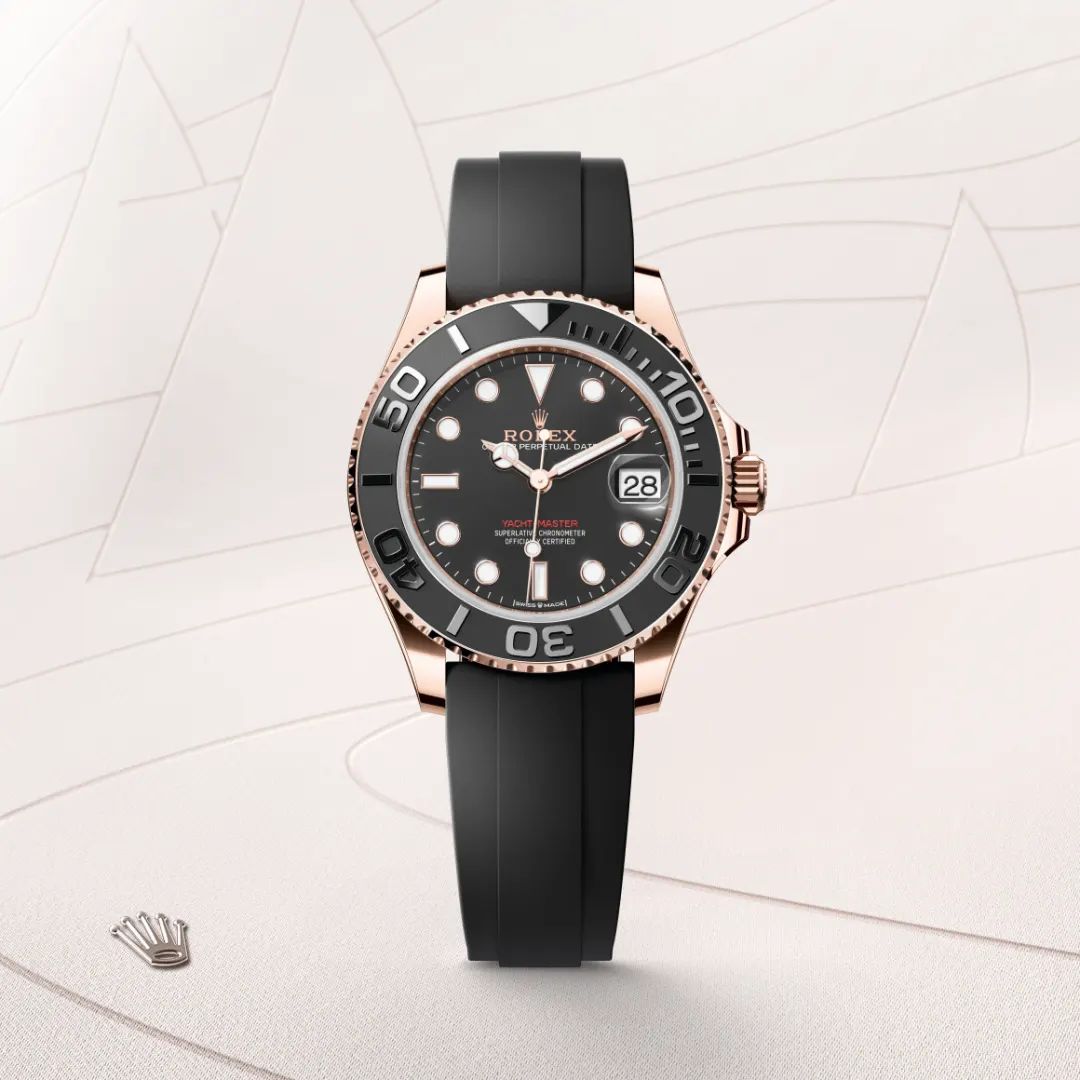 Rolex Yacht-Master 37 in Acciaio Oystersteelcon “Pavé madreperla farfalle”, lunetta Bombata, bracciale Acciaio Oystersteel