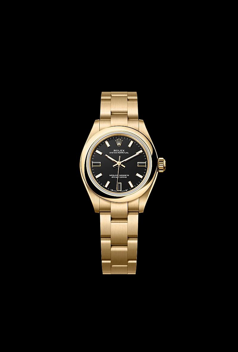 Rolex Oyster Perpetual 28 in Acciaio Oystersteelcon “Pavé madreperla farfalle”, lunetta Bombata, bracciale Acciaio Oystersteel