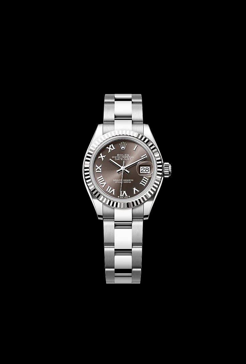 Rolex Lady-Datejust in Acciaio Oystersteelcon “Pavé madreperla farfalle”, lunetta Bombata, bracciale Acciaio Oystersteel