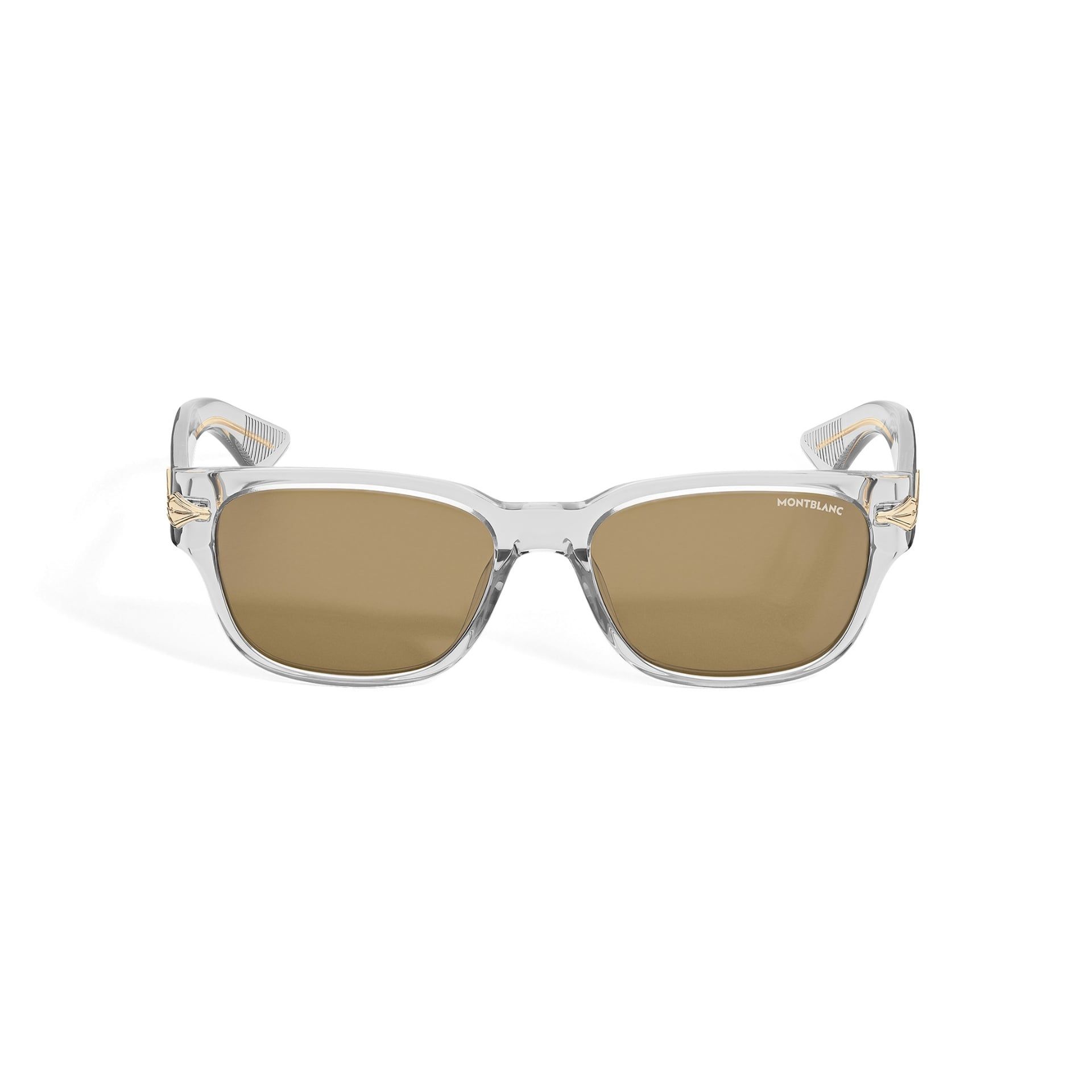 MONTBLANC Occhiali da Sole Quadrati con Montatura in Acetato Grigio  137188