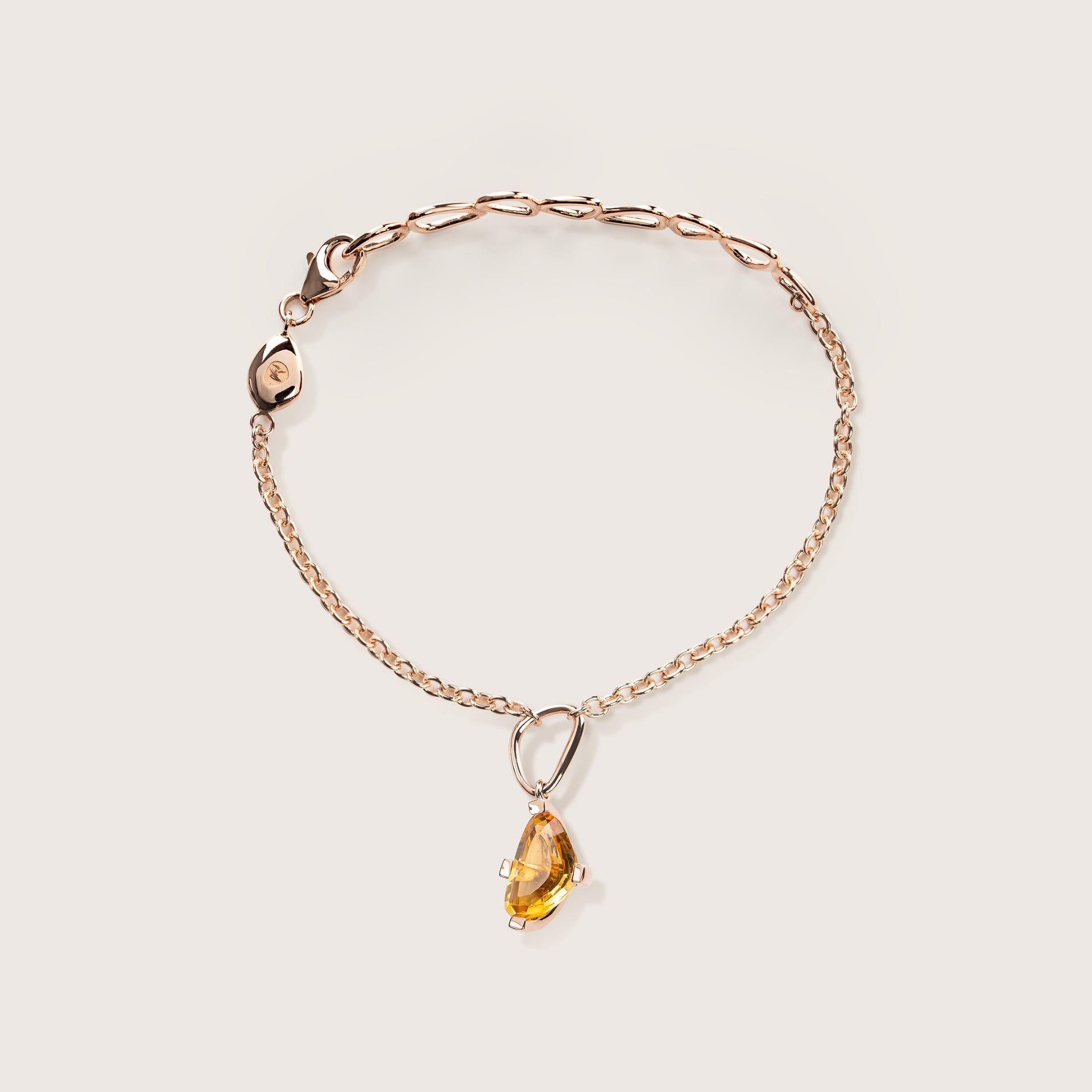 ASTRUA Bracciale Aquiloni, Oro Rosa, Citrino  AQ85CIT-1