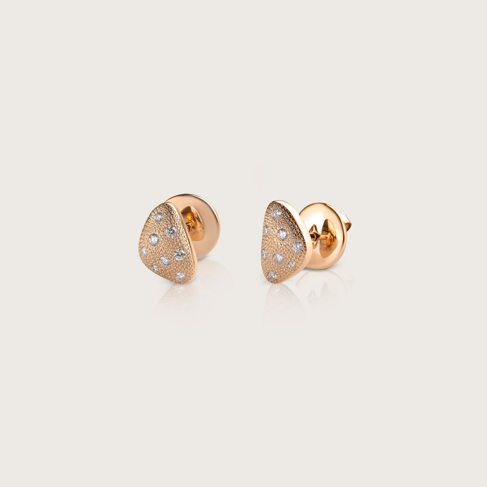 ASTRUA Orecchini Aquiloni, Oro Rosa, Diamanti  AQ2LB5PD.S