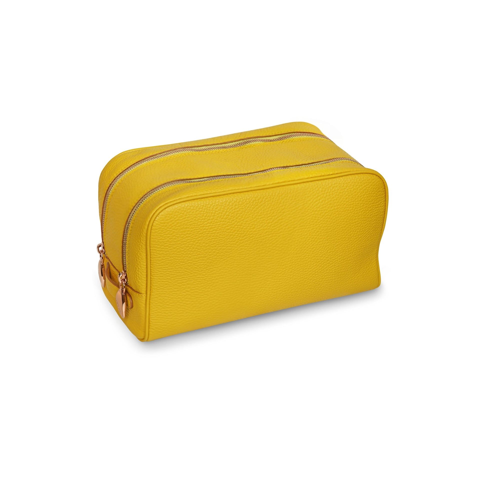 ASTRUA Creations Beauty Case In Pelle Grana Dollaro Ananas  BC2PGD19-V302