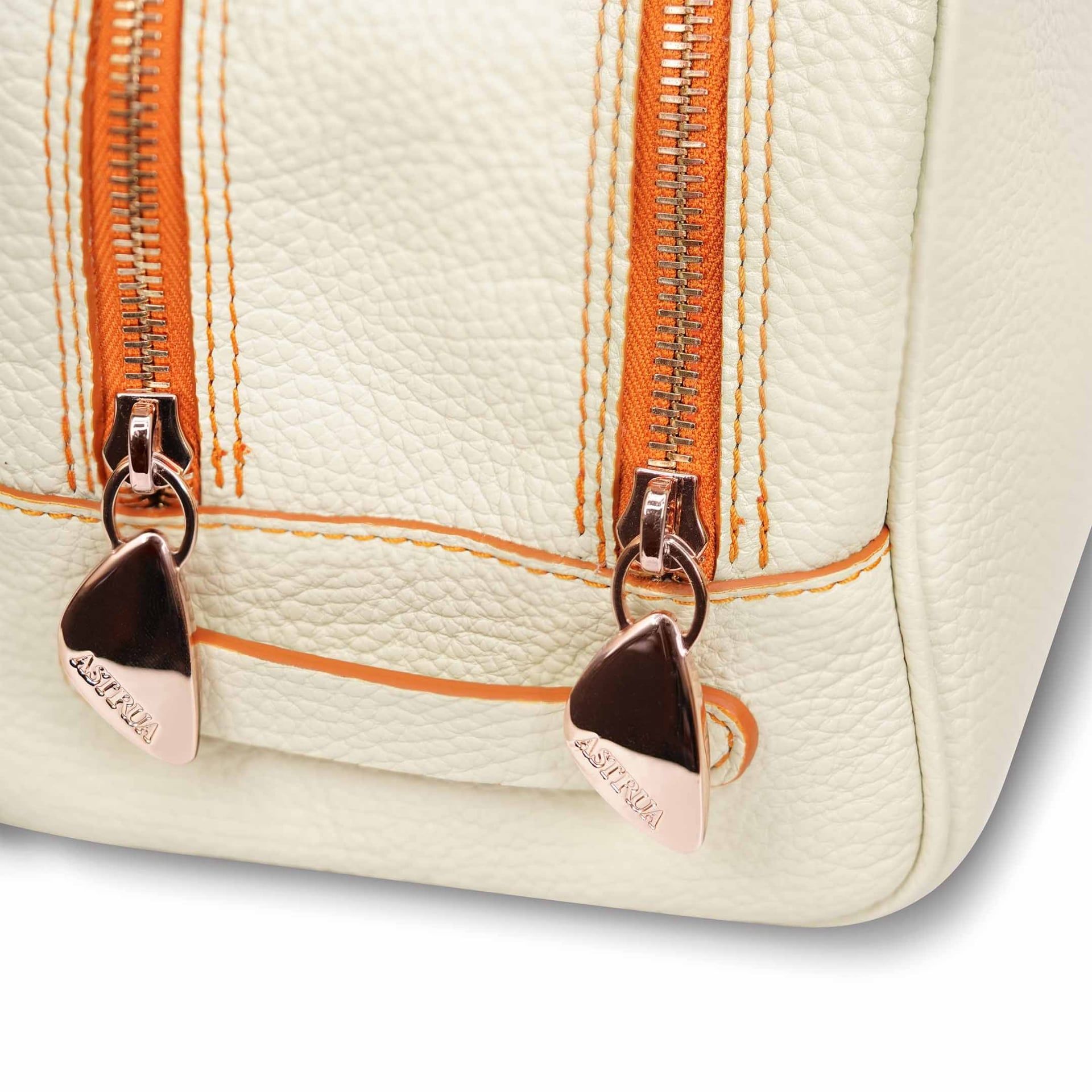 ASTRUA Creazioni Beauty Case In Pelle Grana Dollaro Iceberg  BC2PGD75-V302