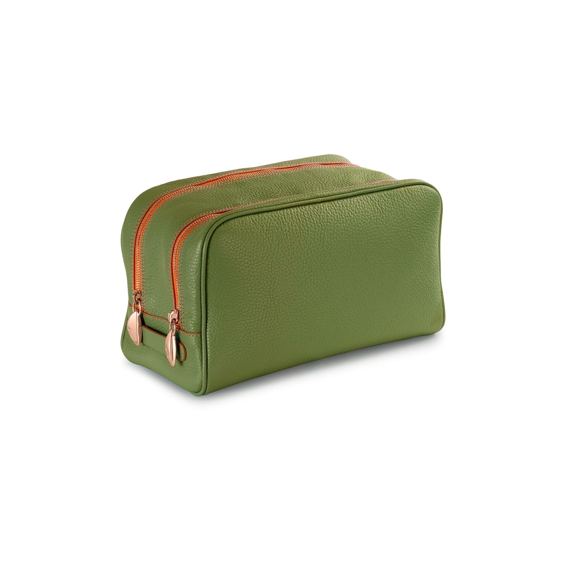 ASTRUA Creations Beauty Case In Pelle Grana Dollaro Bruco  BC2PGD62-V302