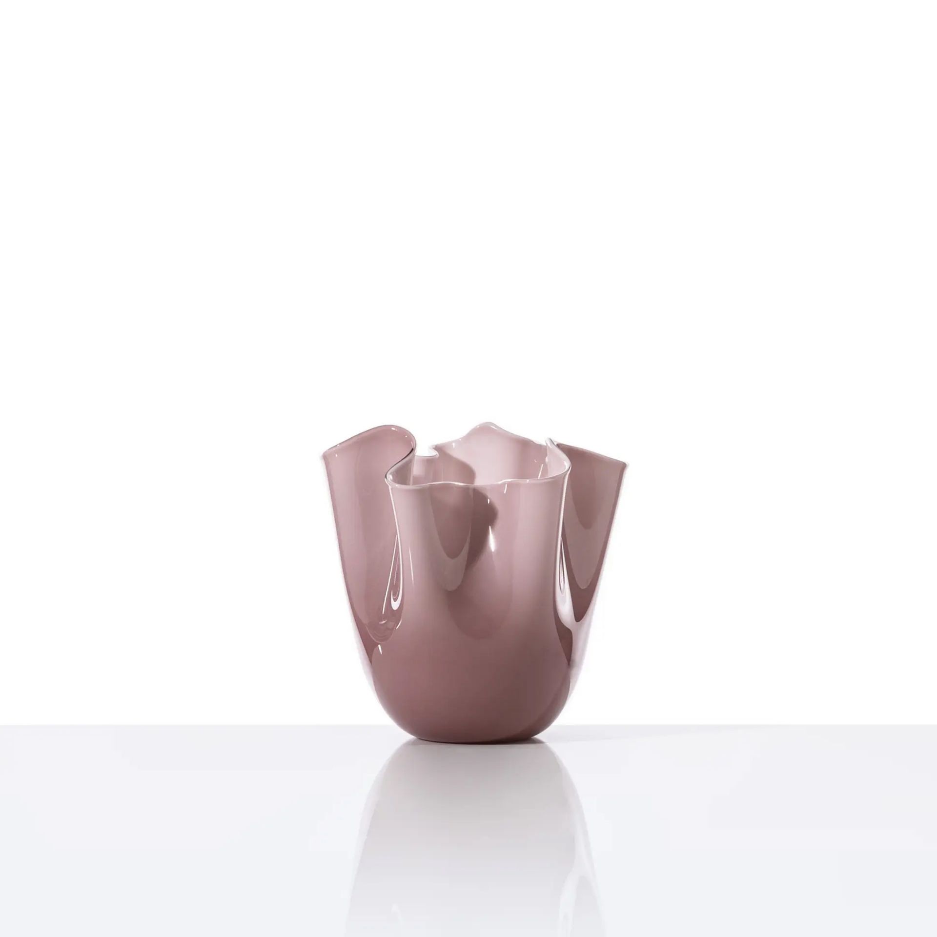VENINI Vaso Fazzoletto Small Ametista 13,5 CM – H 13,5 CM 700.04