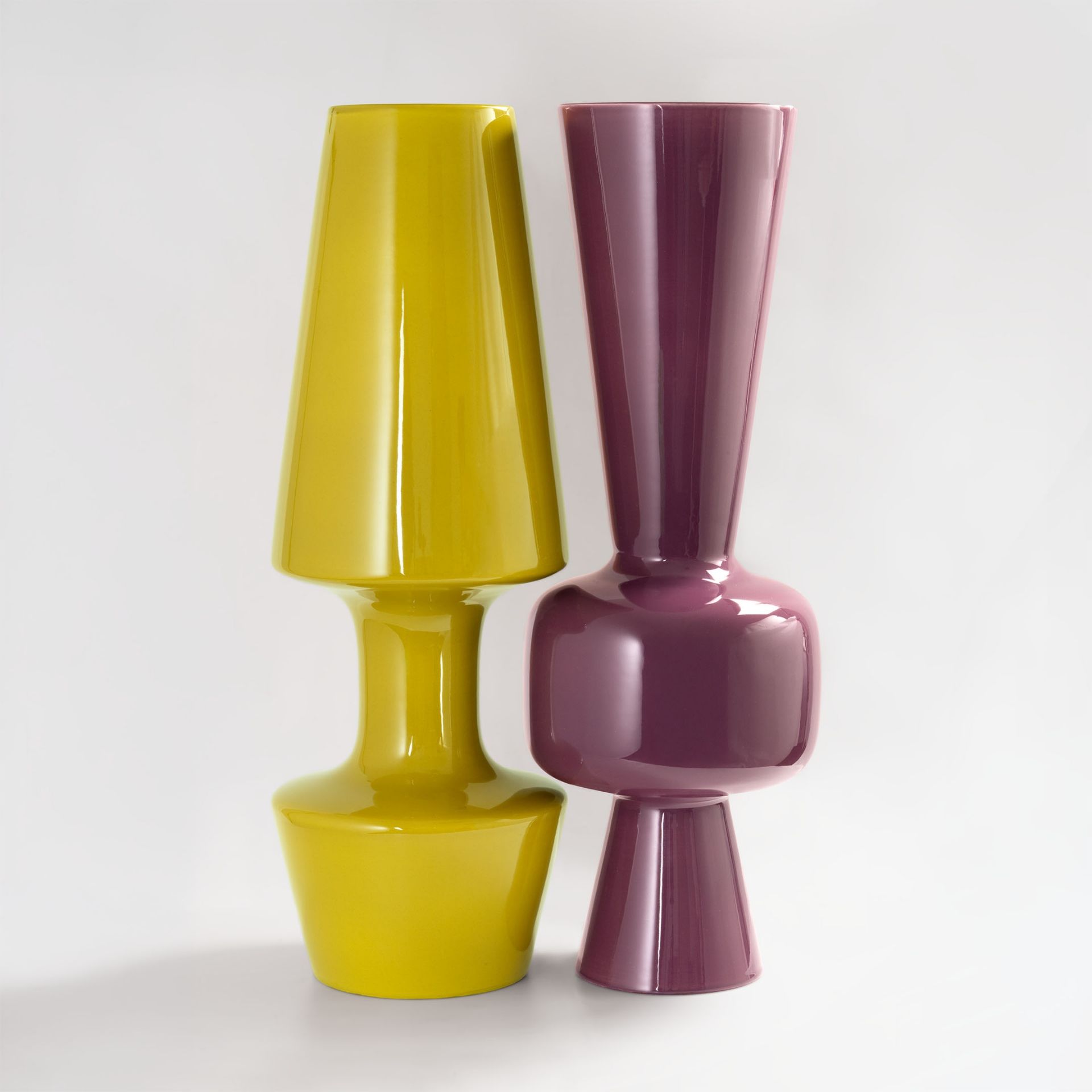 BOSA Vaso Paire Verde Lime (Francesca Bosa) 20 CM - H 58 CM 1701/59