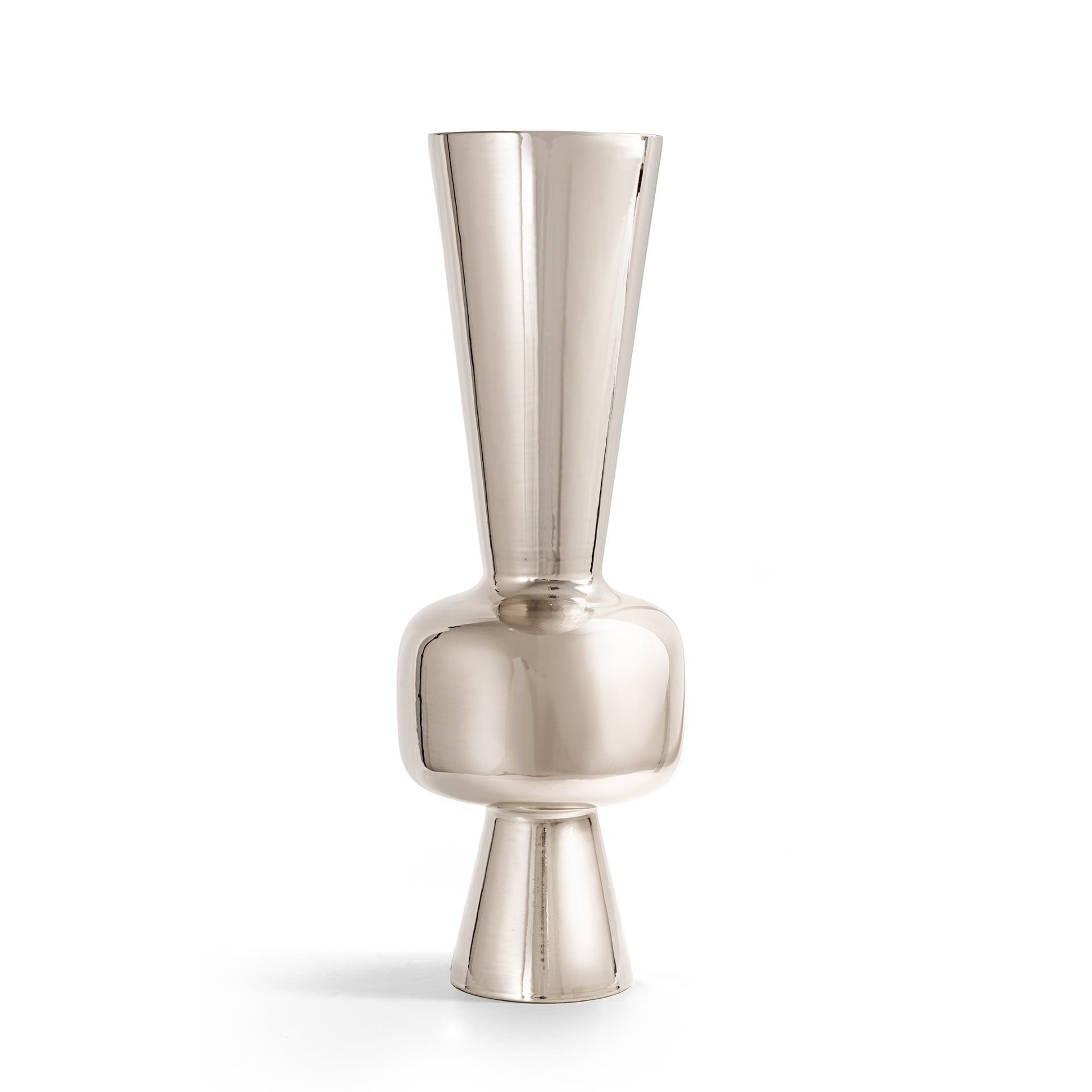 BOSA Vaso Paire Platino (Francesca Bosa) 19 CM - H 58 CM 1700/04/63