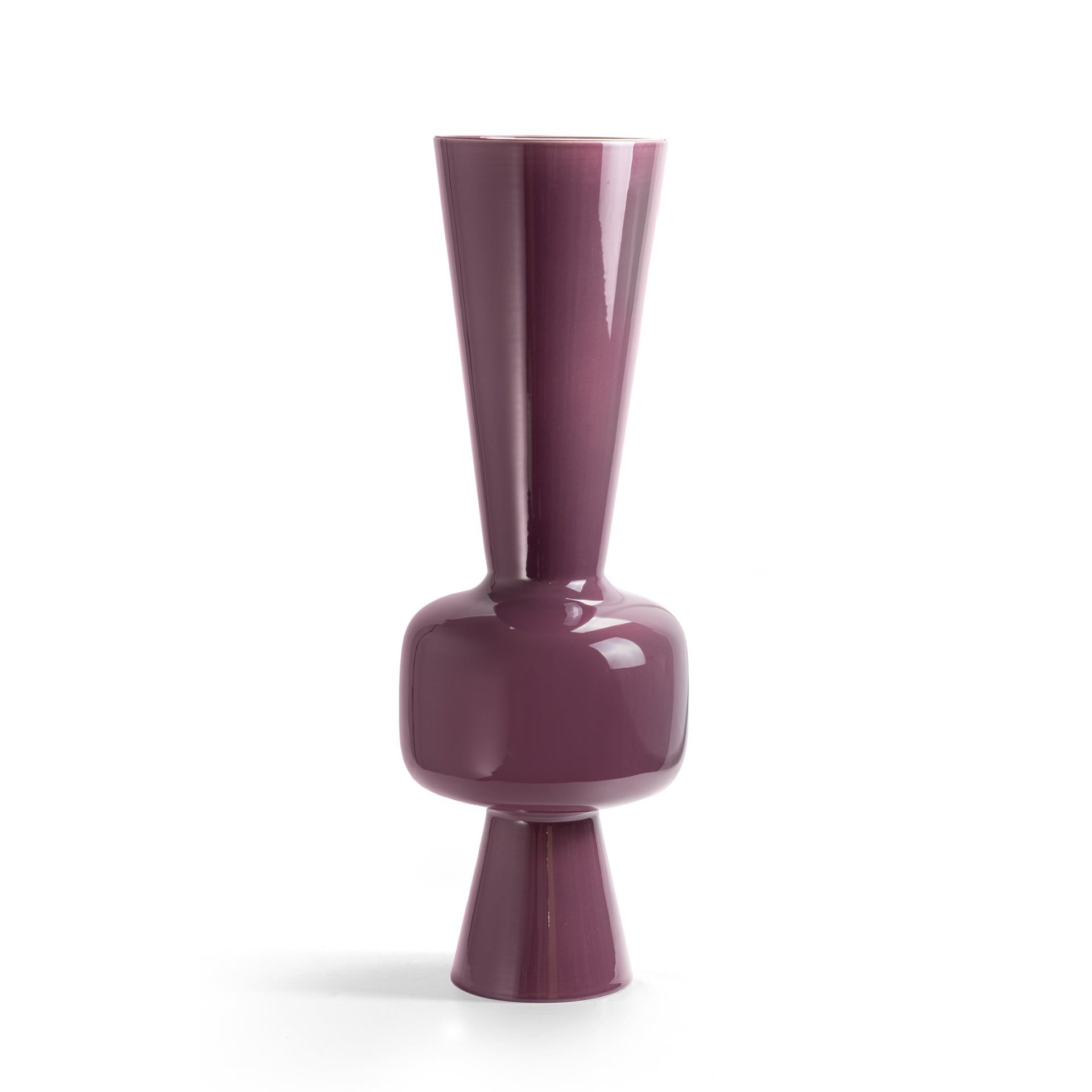 BOSA Vaso Paire Mirtillo (Francesca Bosa) 19 CM - H 58 CM 1700/57