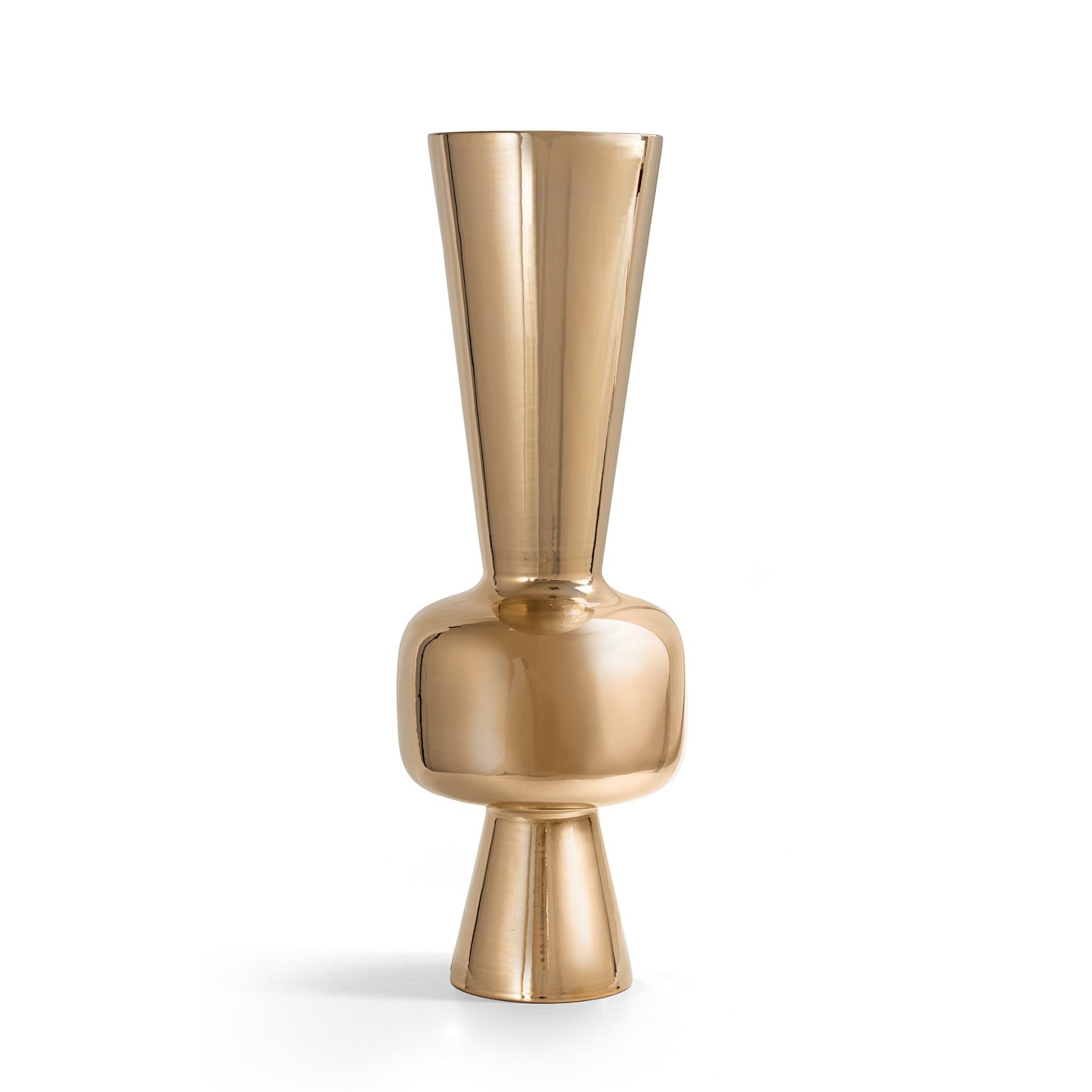BOSA Vaso Paire Oro Rosa (Francesca Bosa) 19 CM - H 58 CM 1700/04/92